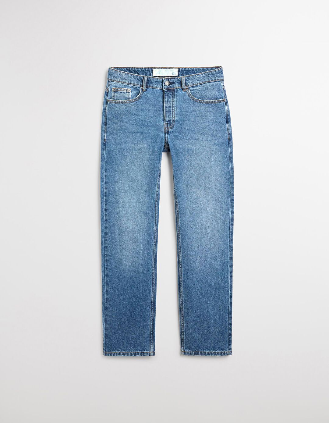 Calças de Ganga 'Straight Fit', Homem, Azul