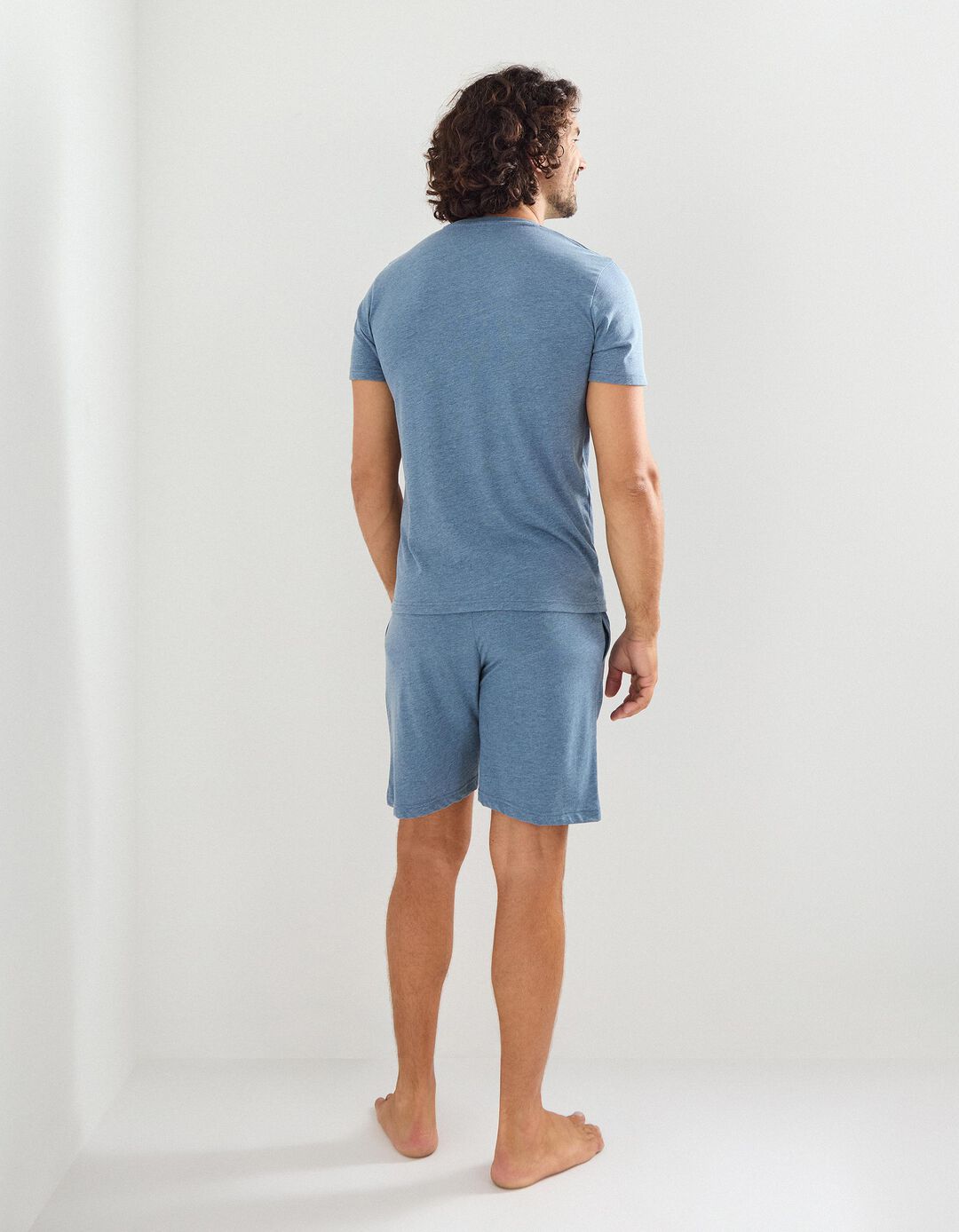 Pijama Jersey, Homem, Azul Escuro