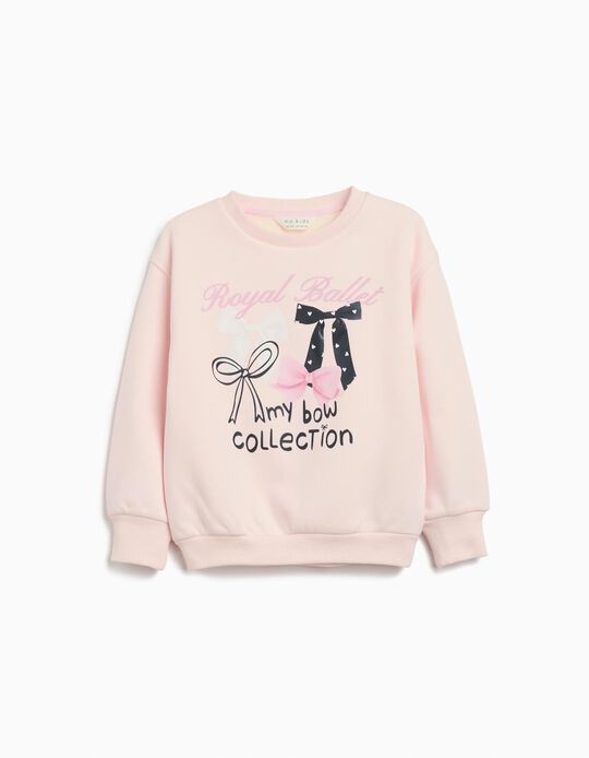 Comprar Online Sweatshirt de Felpa, Menina, Rosa Claro