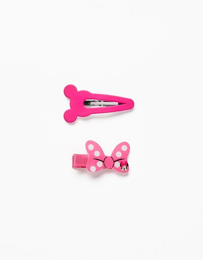 2-Pack Hair Clips for Girls 'Minnie', Pink