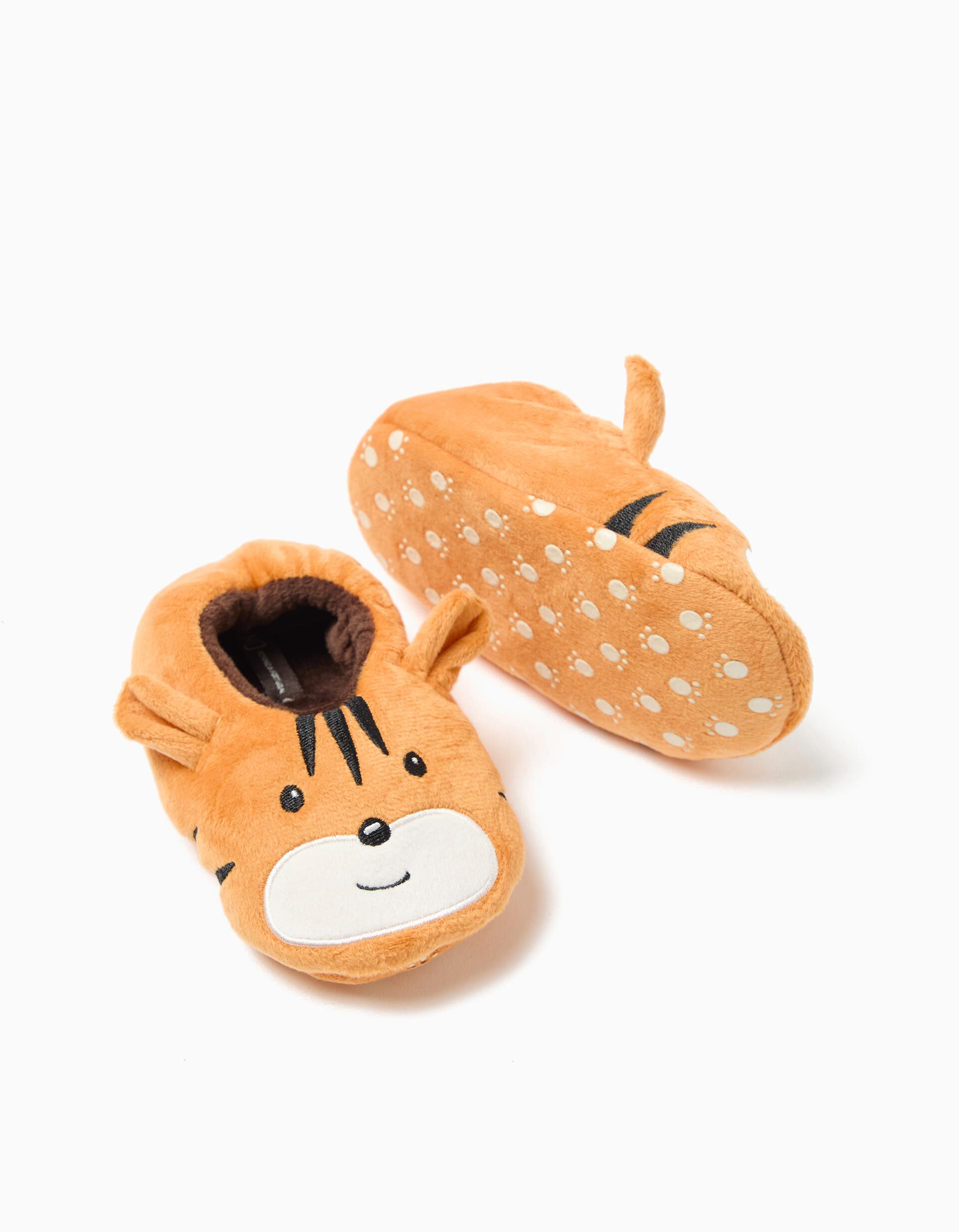 Comprar Online Pantufas Tigre, Crian&ccedil;a, Laranja