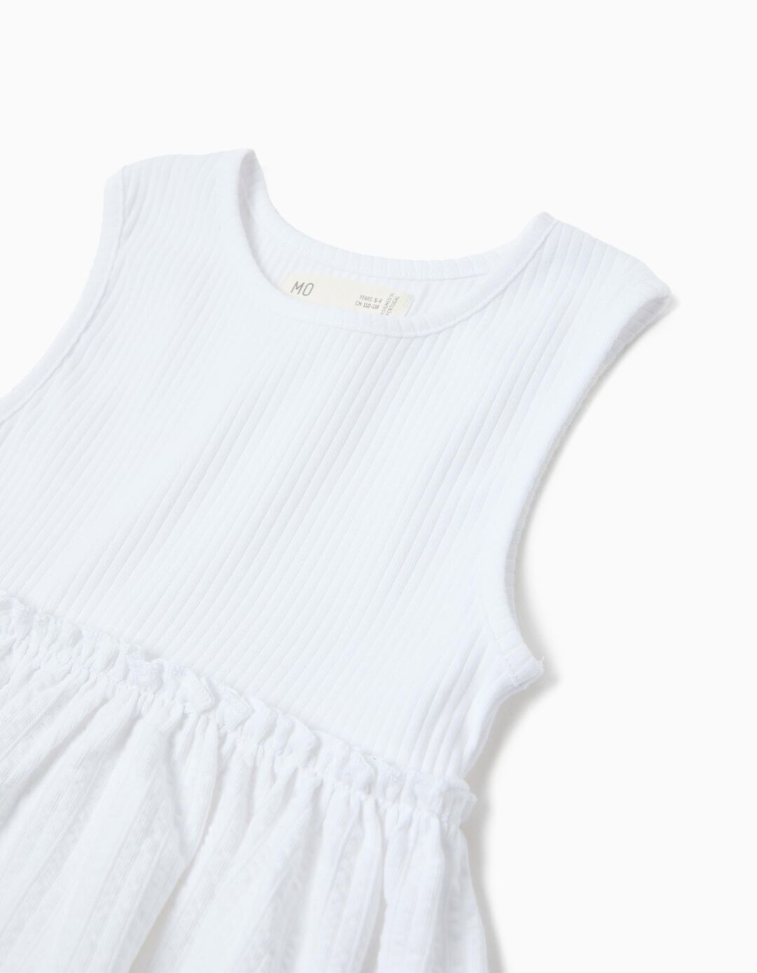 Vestido, Menina, Branco