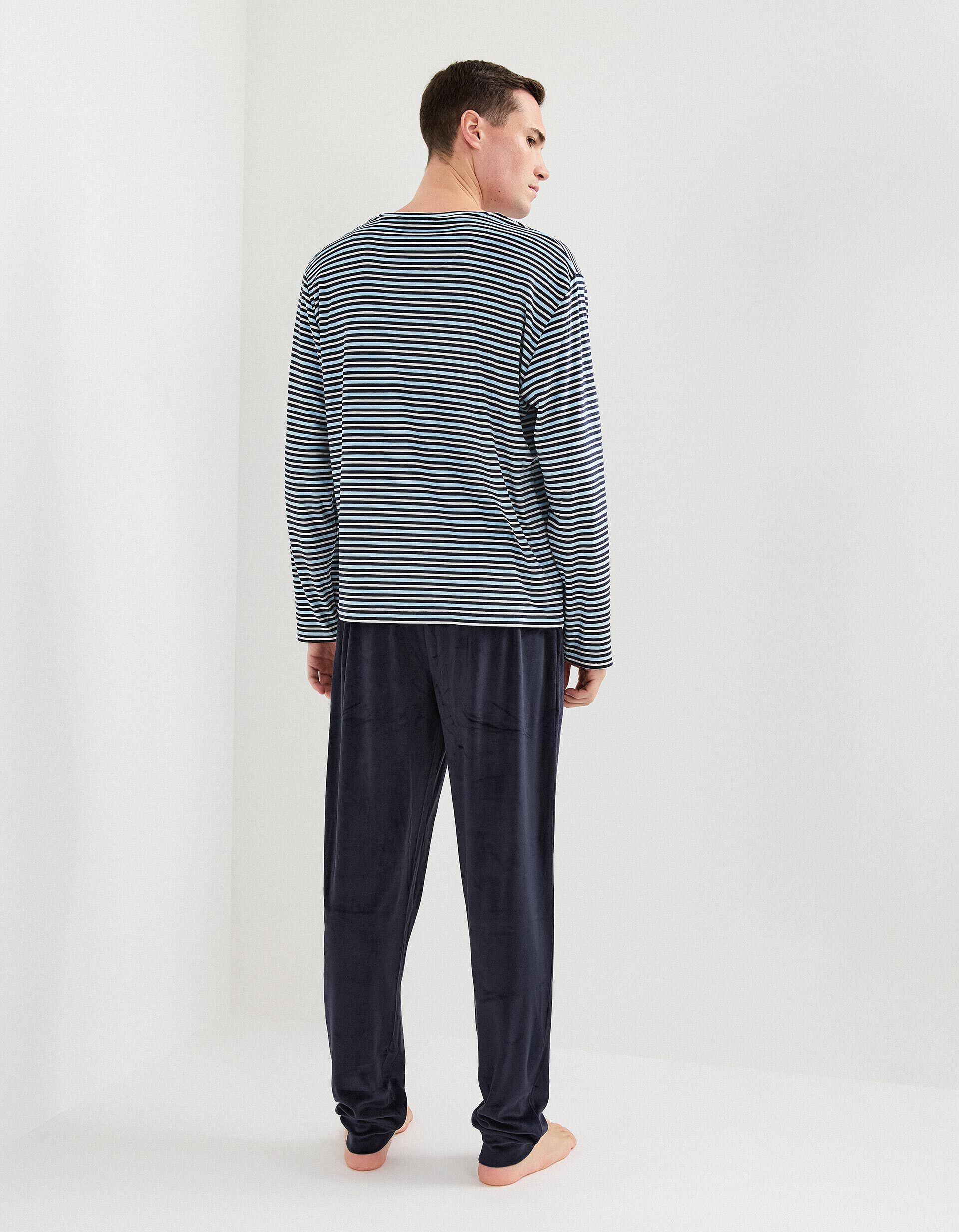 Comprar Online Pijama Aveludado, Homem, Azul Escuro