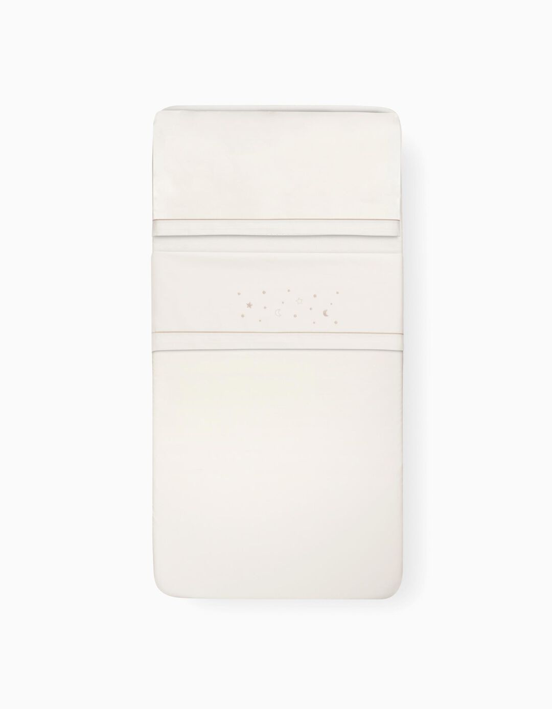 Conjunto de Len&ccedil;&oacute;is, 3 Pe&ccedil;as de Algod&atilde;o 'Stars' 60x120 cm, Beige