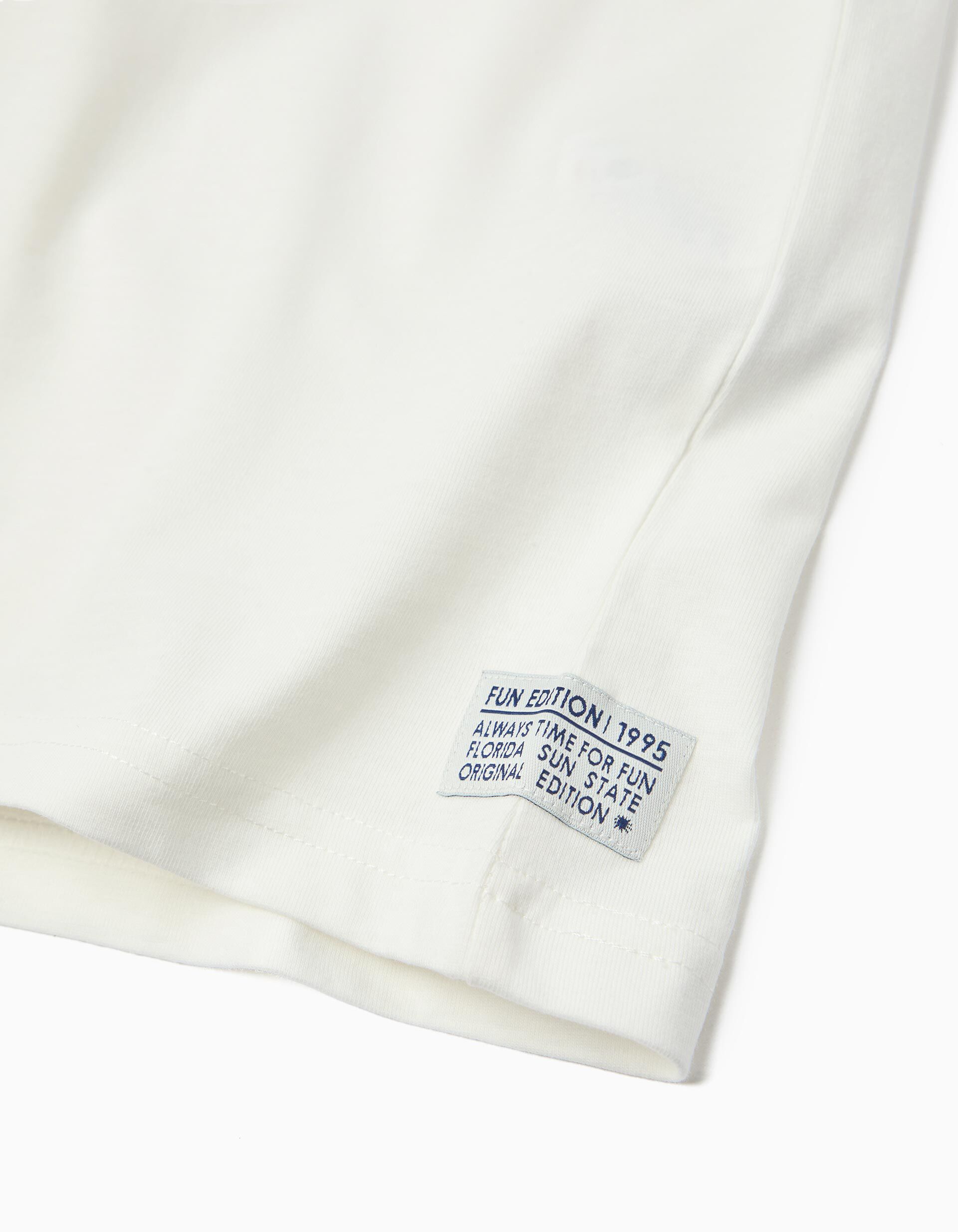 Comprar Online T-shirt Estampada, Menino, Branco