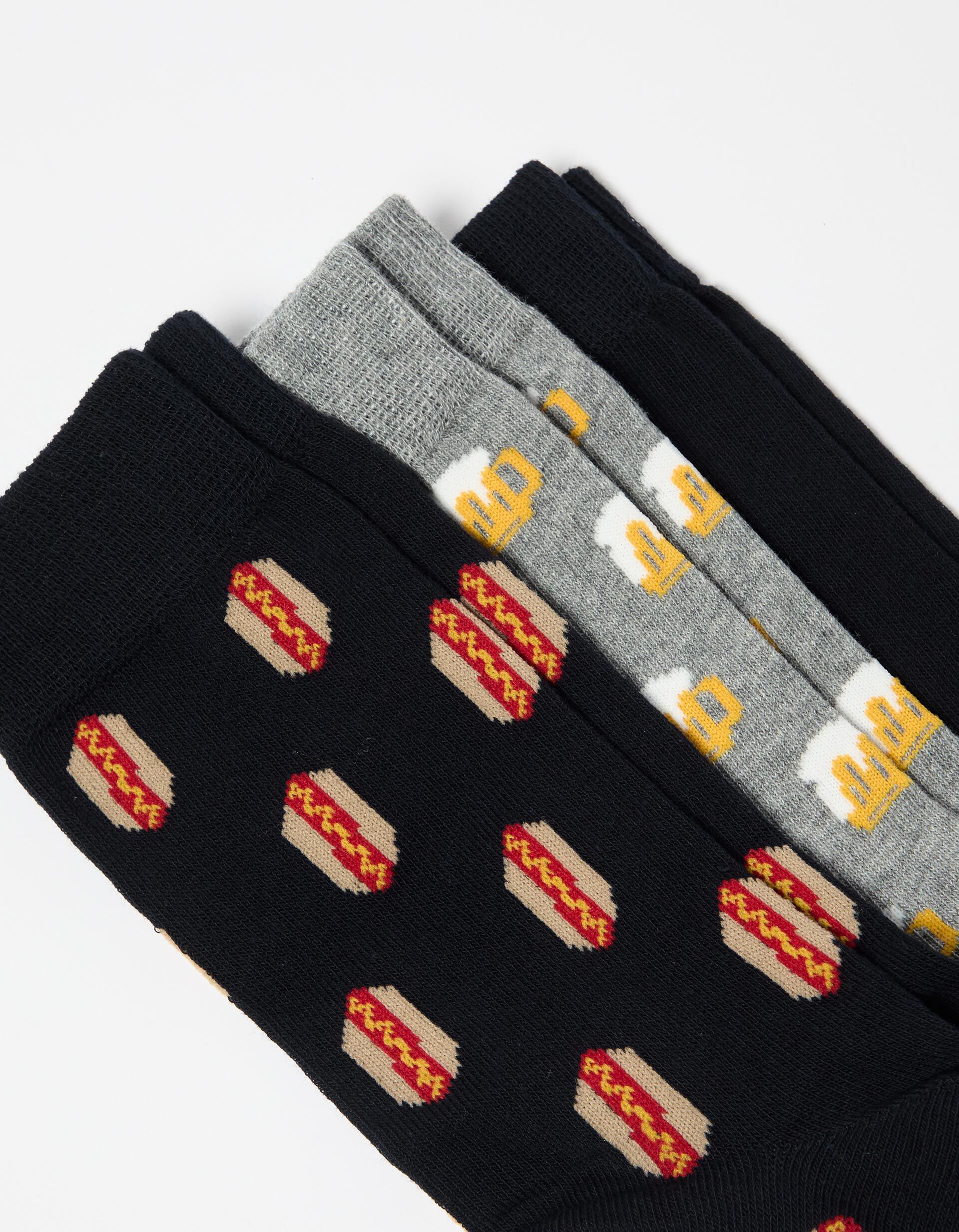 Comprar Online 3 Meias, Homem, Azul Escuro