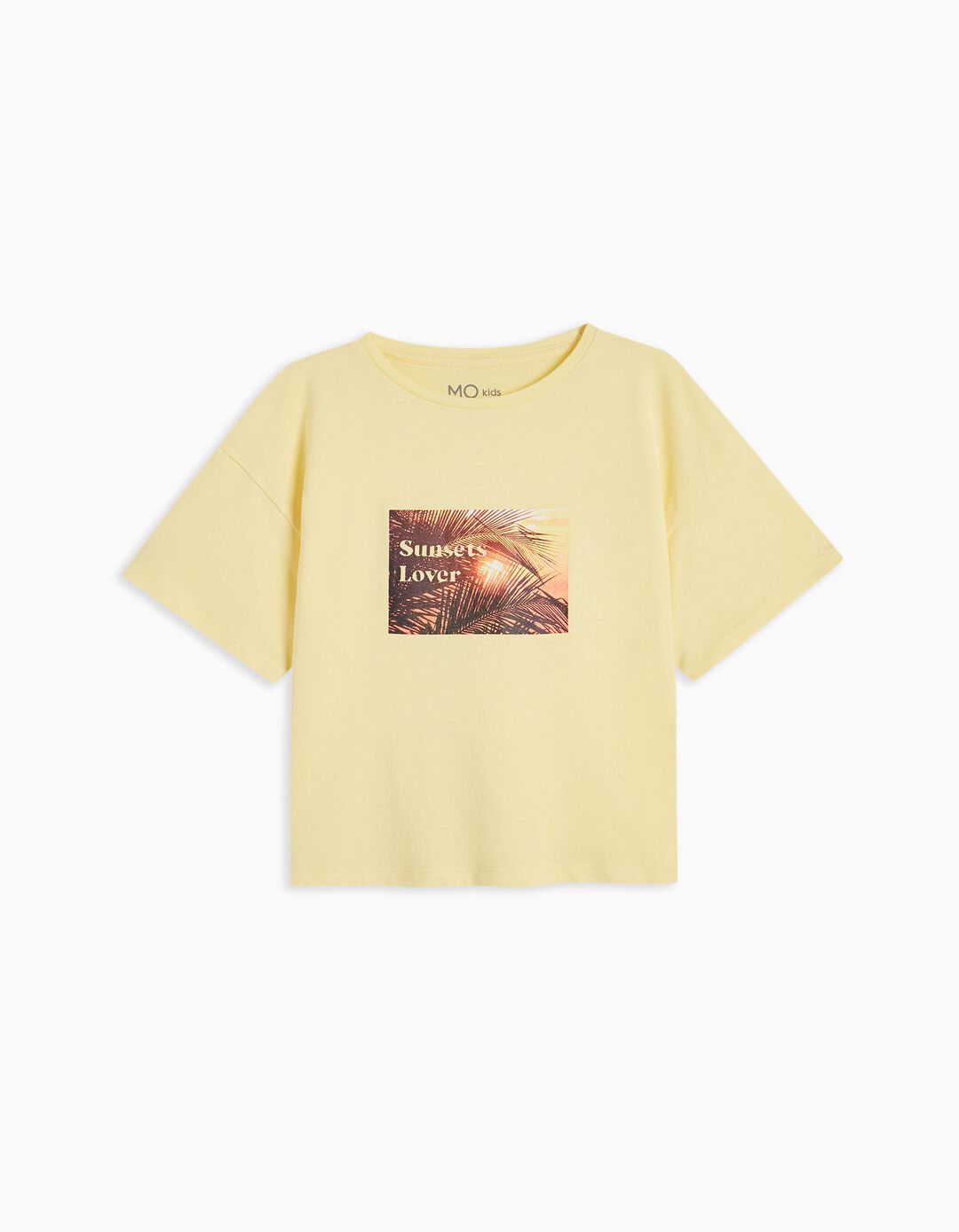 T-shirt, Girls, Light Yellow