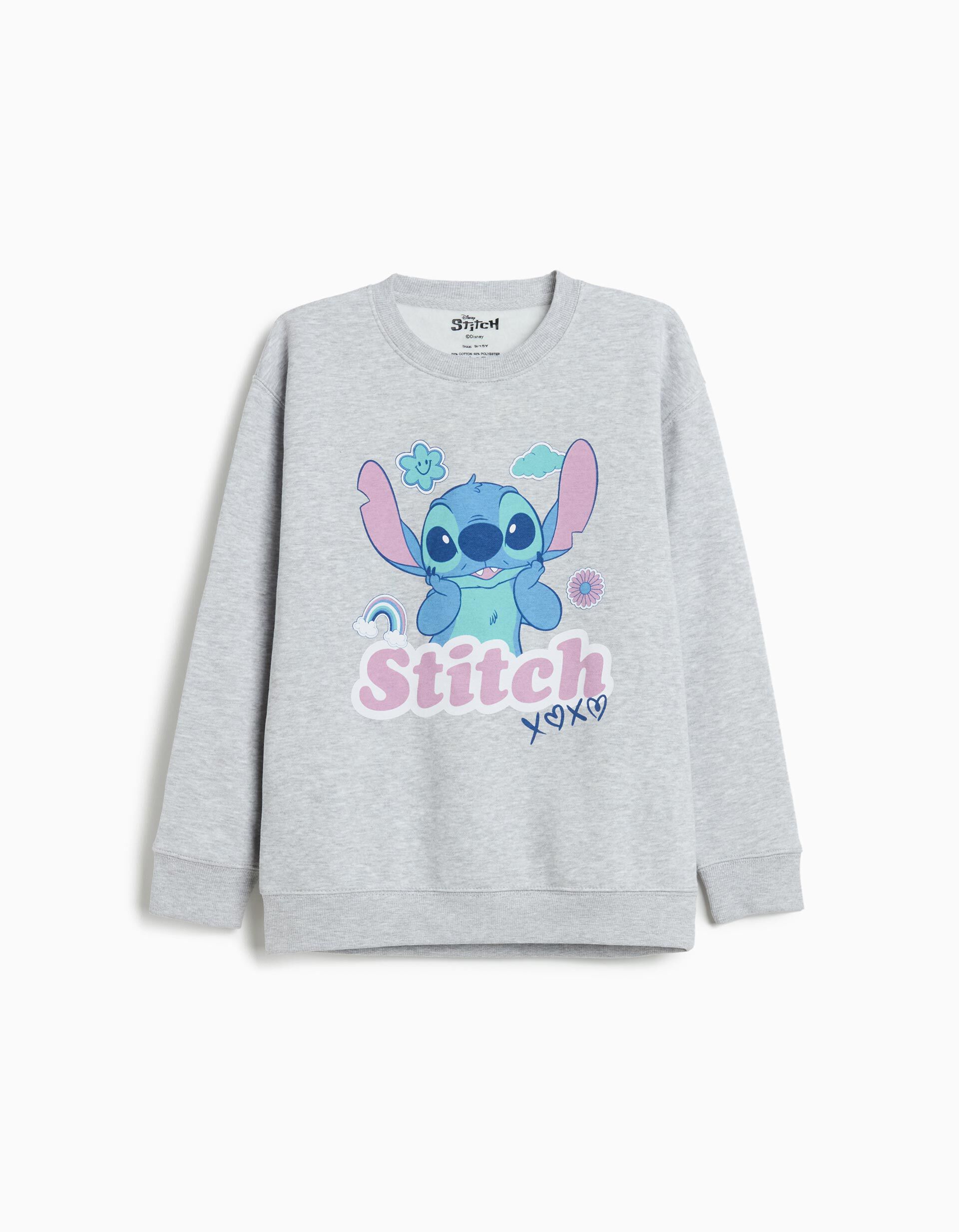 Comprar Online Sweatshirt 'Stitch' &copy;Disney, Menina, Cinzento Claro
