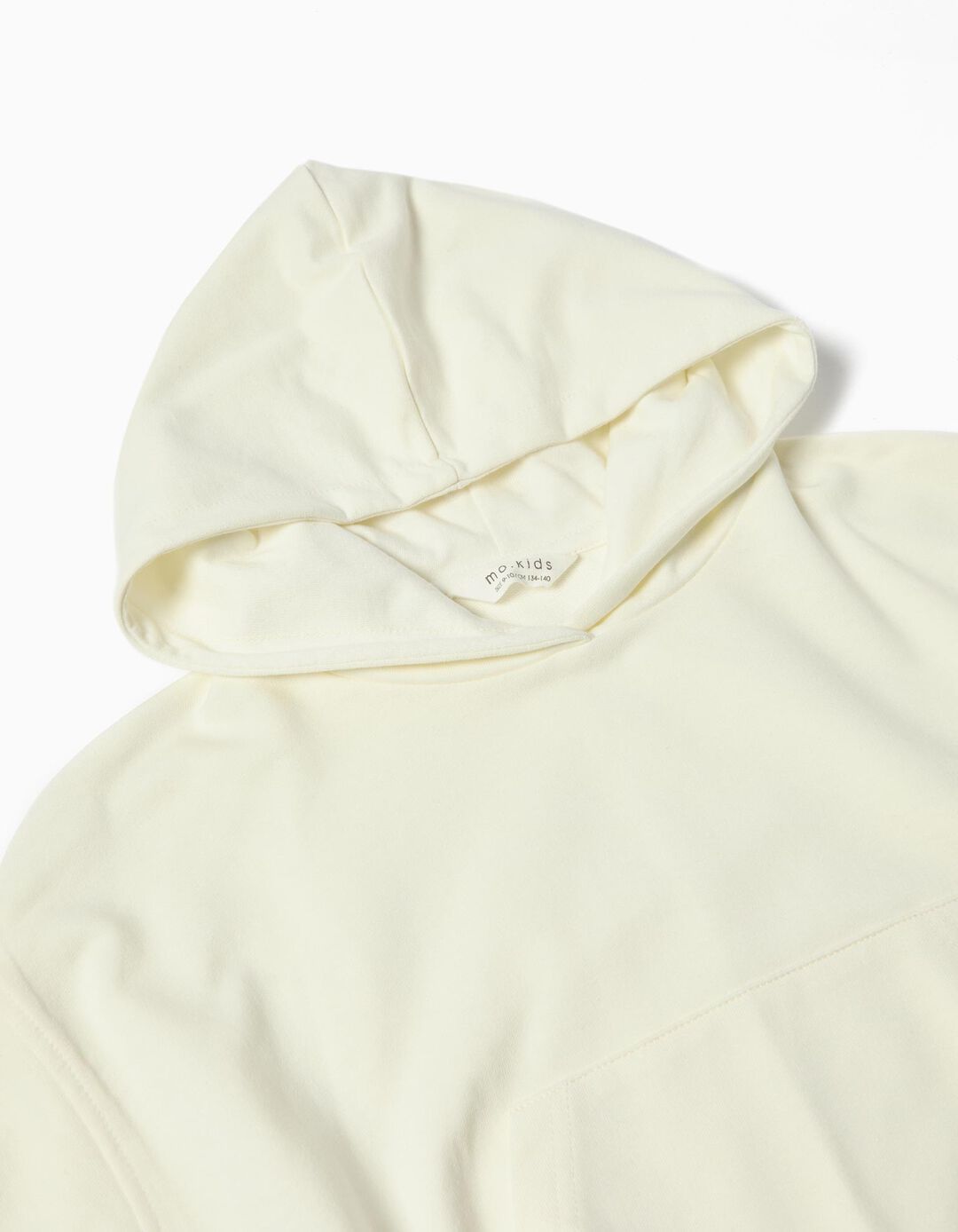 Sweatshirt de Felpa Capuz, Menina, Branco