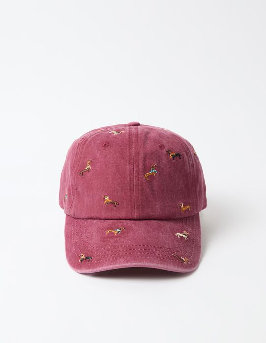 Comprar Online Bon&eacute; Bordado, Mulher, Rosa Escuro