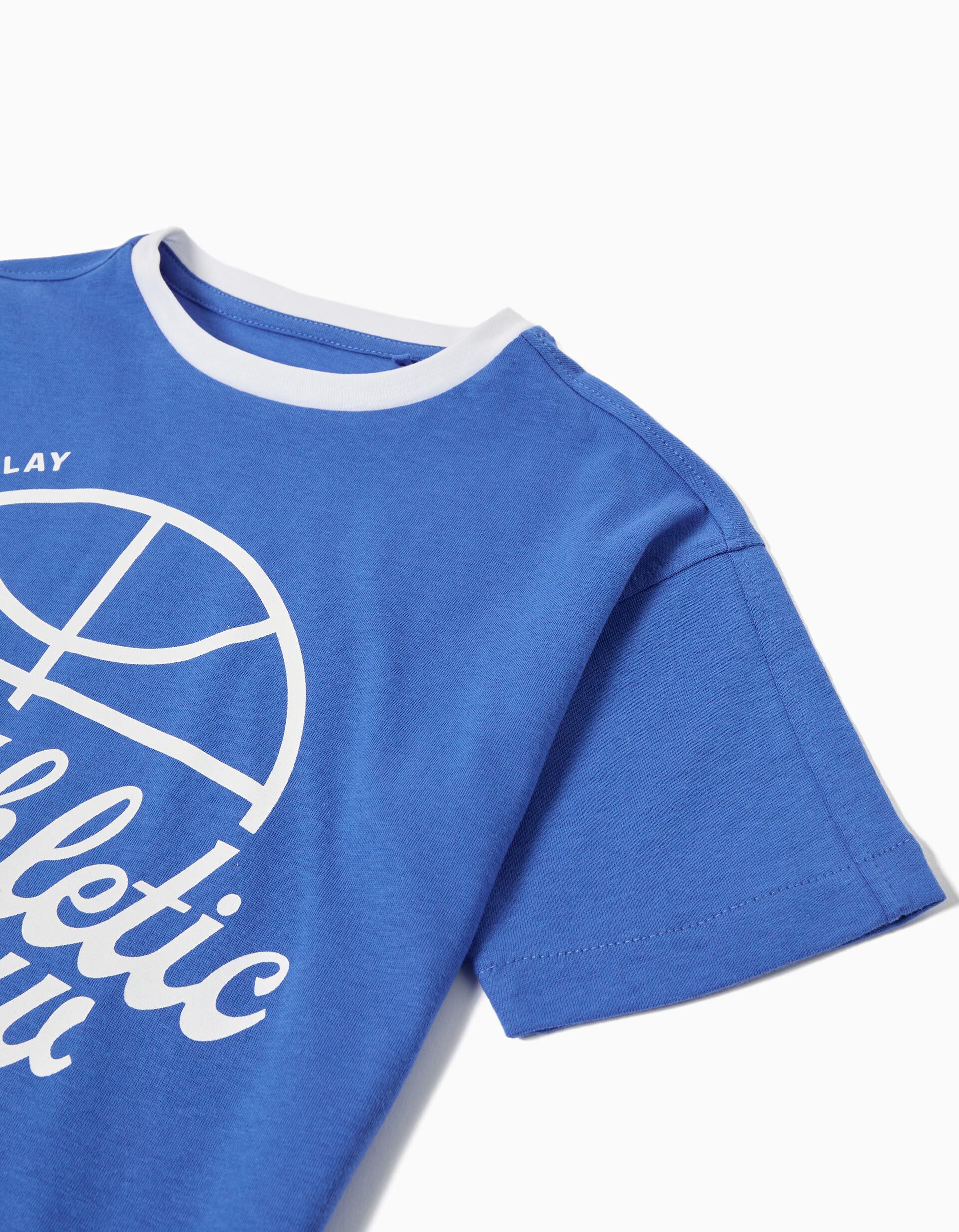 Comprar Online T-shirt Print, Menino, Azul