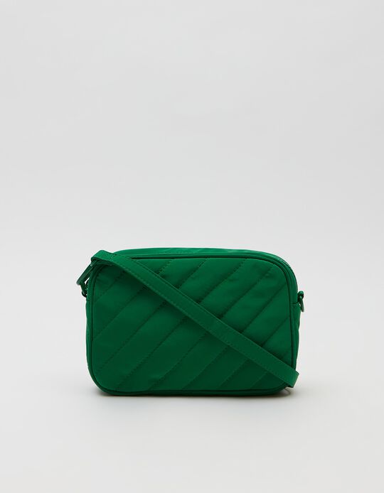 Quilted Crossbody Bag, Women, Green