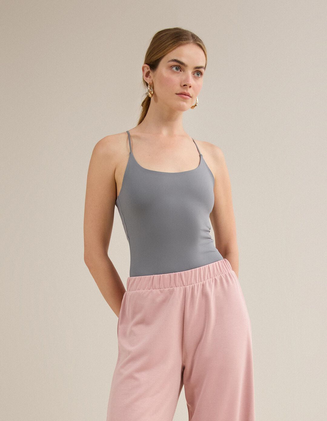 Body, Mulher, Cinzento Escuro