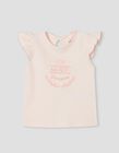 T-Shirt, Newborn Baby Girls, Pink