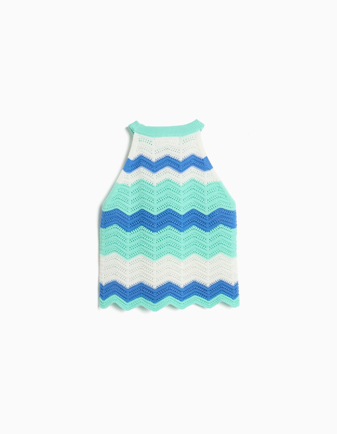 Top Crochet, Menina, Verde Claro