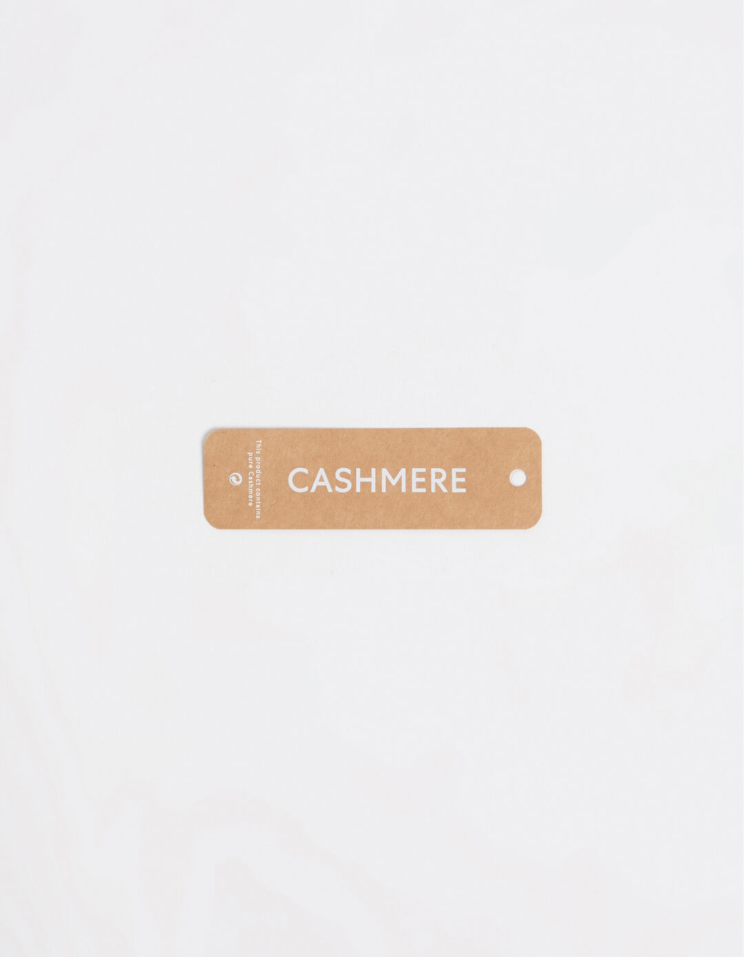 T-shirt de Malha com Caxemira, Homem, Bege Claro