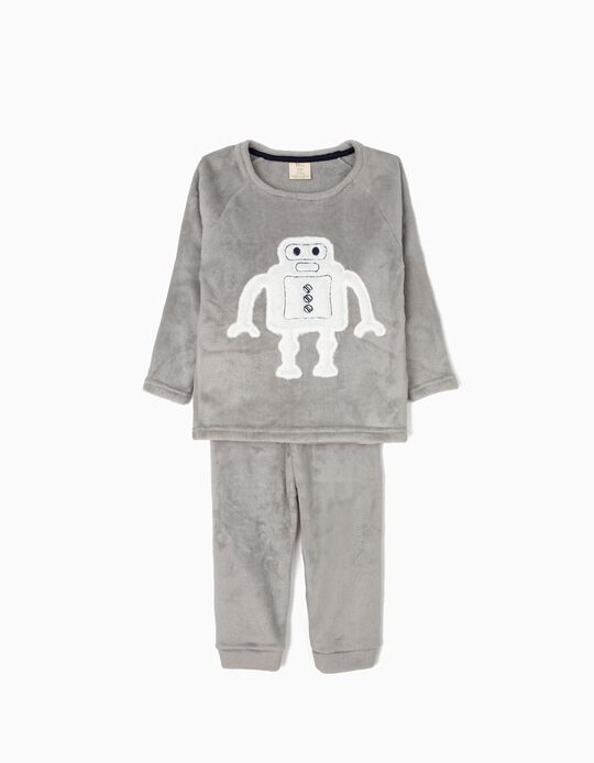 Pijama para Menino 'Robots', Cinza