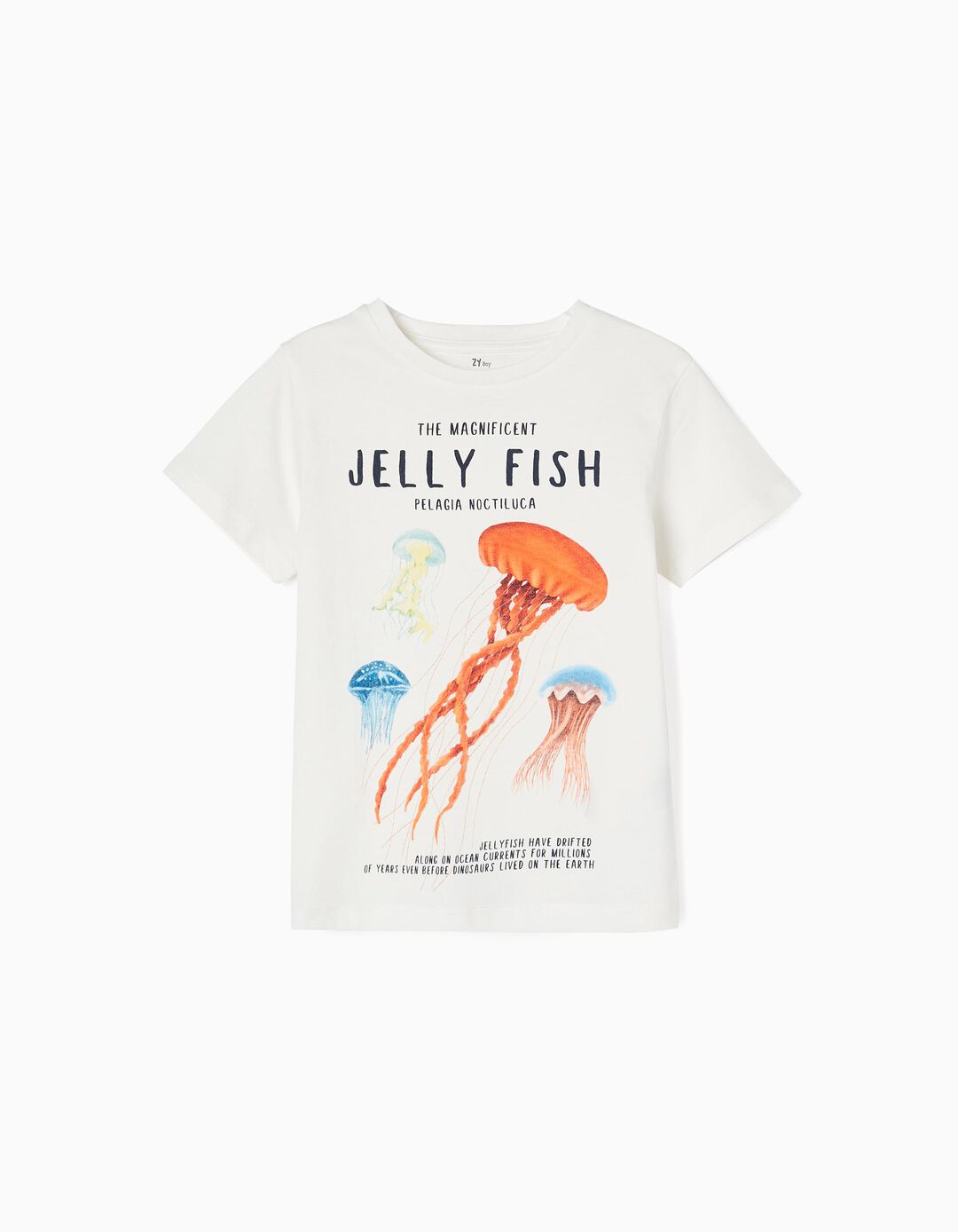 T-shirt for Boys 'Jellyfish', White