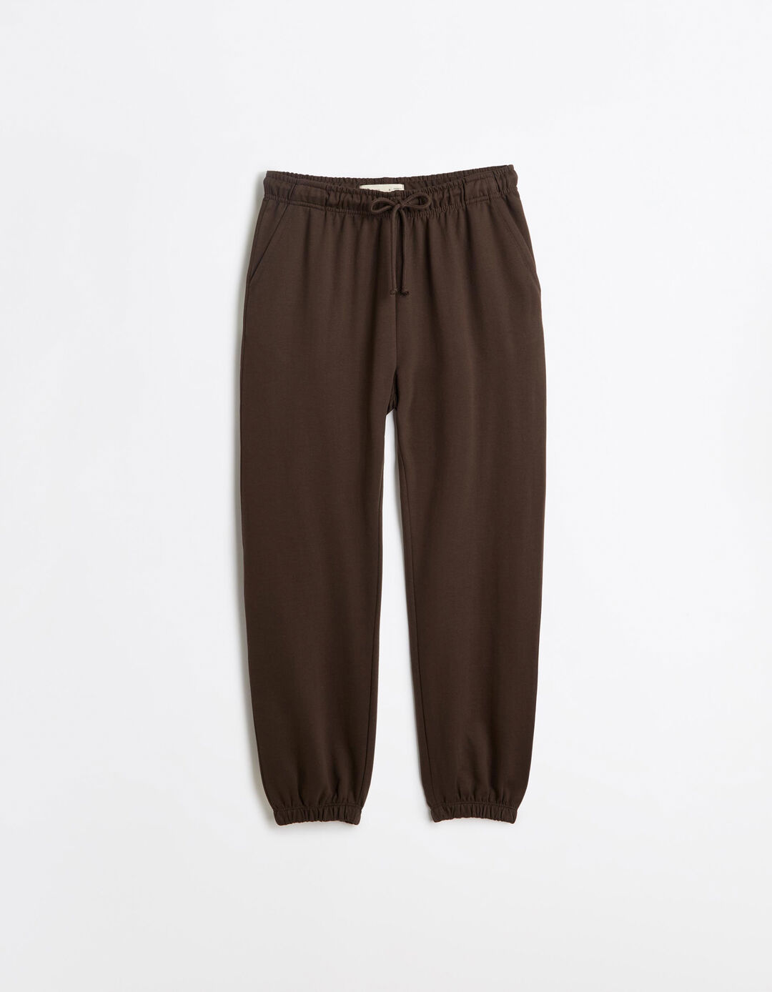 Cal&ccedil;as Jogger De Felpa, Mulher, Castanho Escuro
