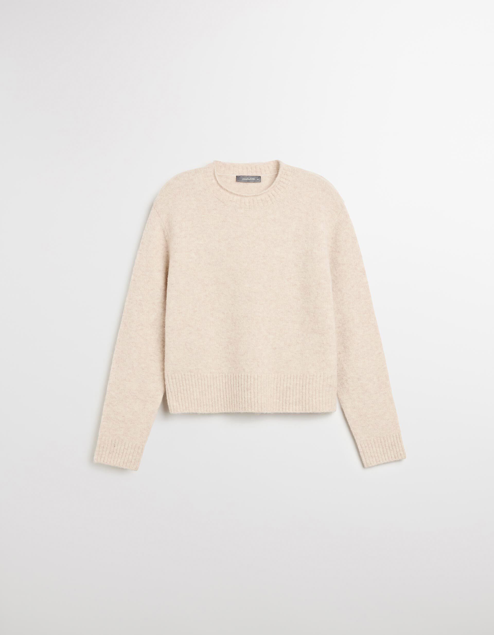 Comprar Online Camisola de Malha, Mulher, Bege