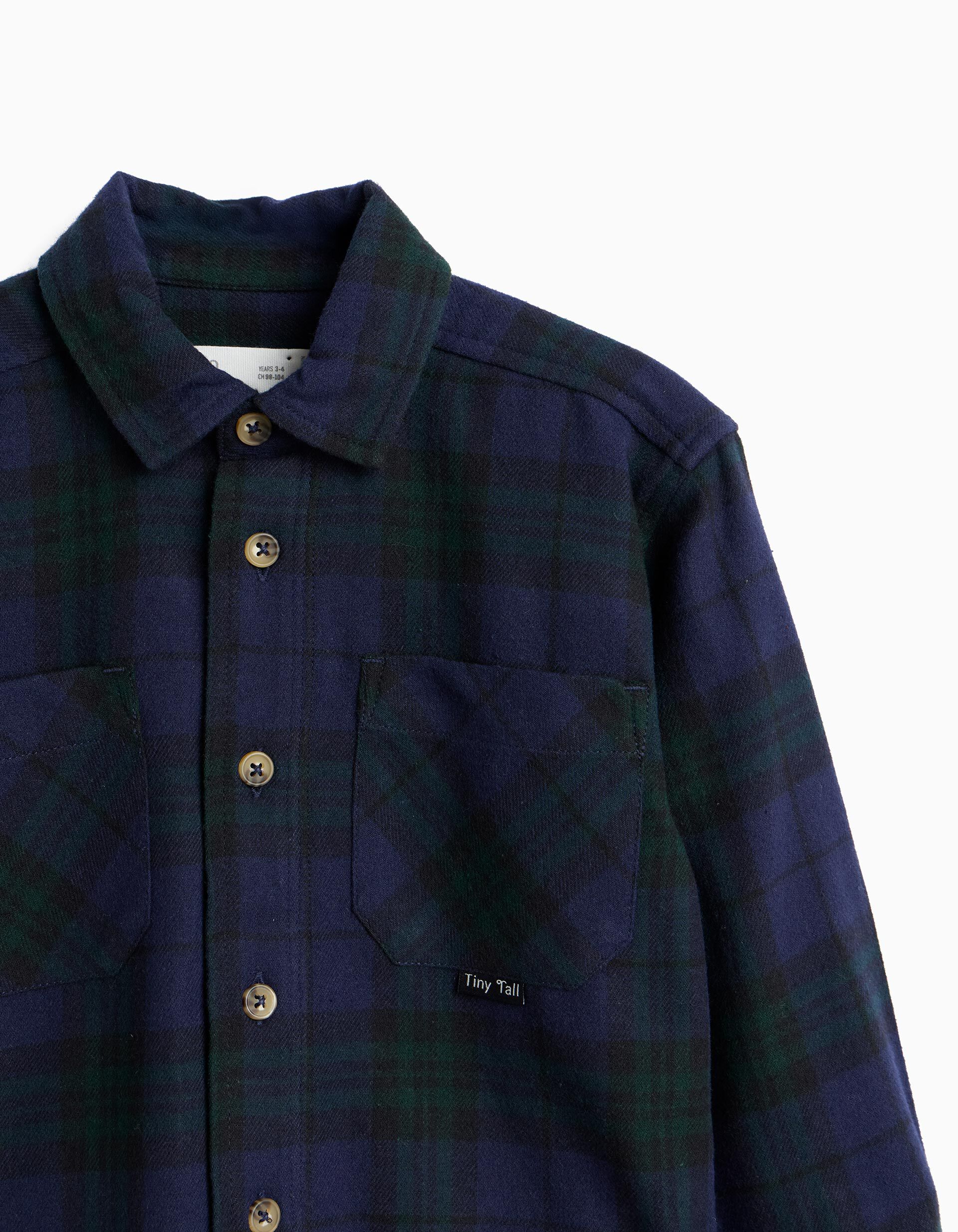 Comprar Online Camisa Xadrez, Menino, Verde Escuro