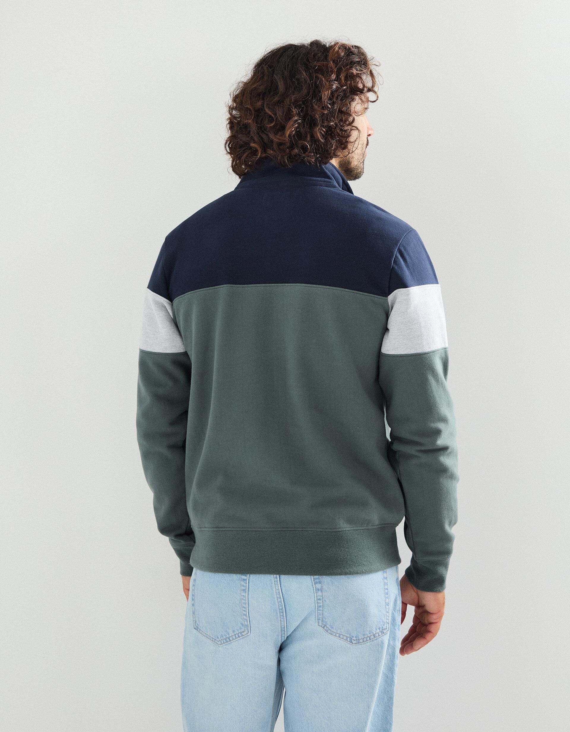 Comprar Online Sweatshirt com Fecho, Homem, Verde Escuro