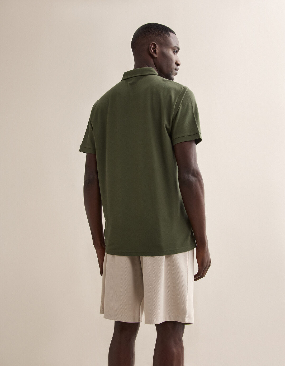 Polo, Homem, Verde Escuro