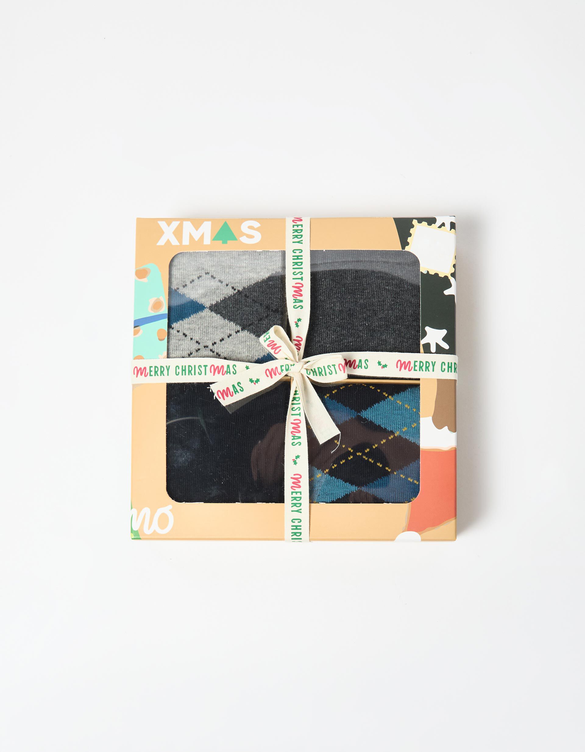 Comprar Online Pack 4 Pares de Meias, Homem, Azul Escuro 