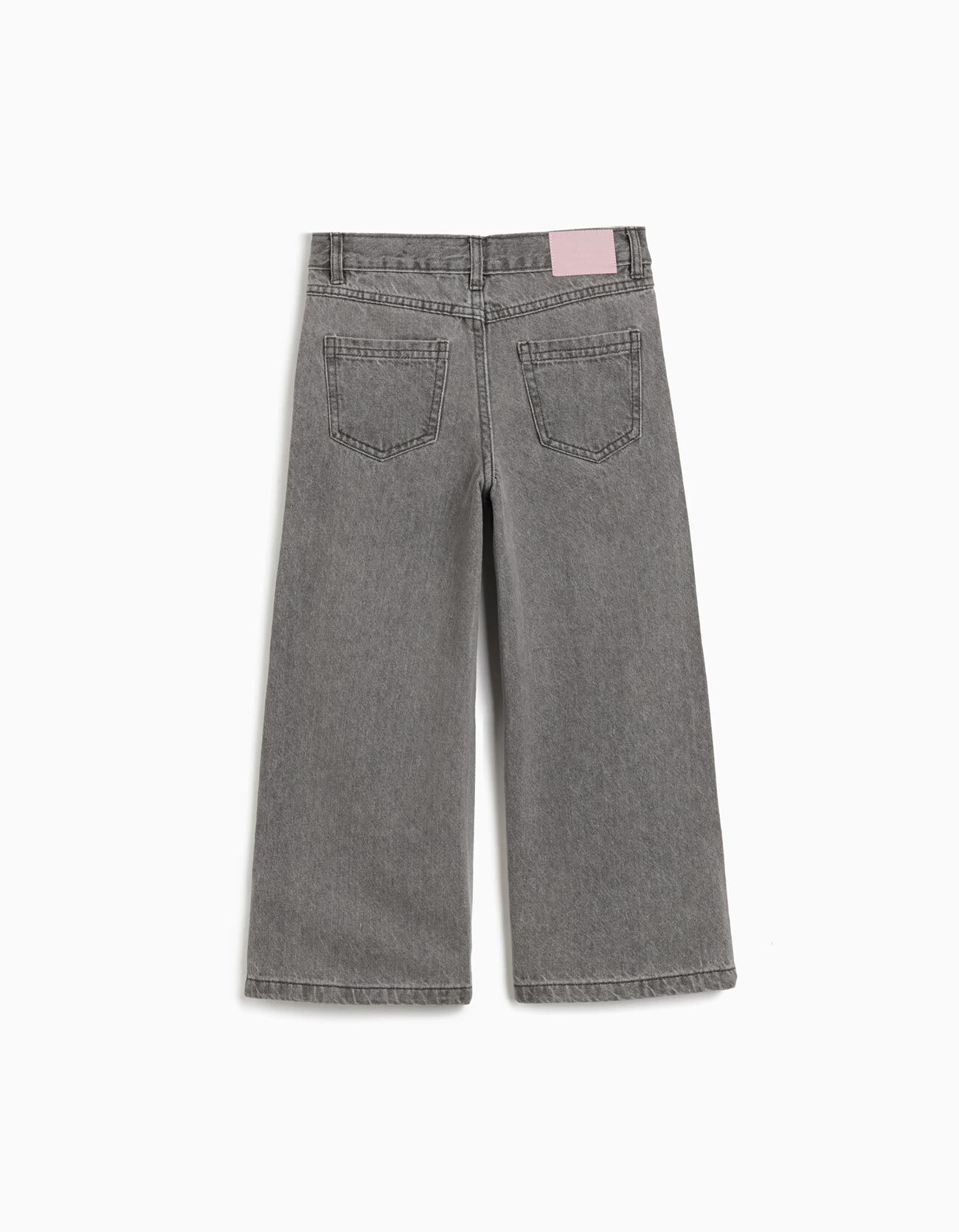 Comprar Online Cal&ccedil;as de Ganga Wide Leg, Menina, Cinzento Escuro