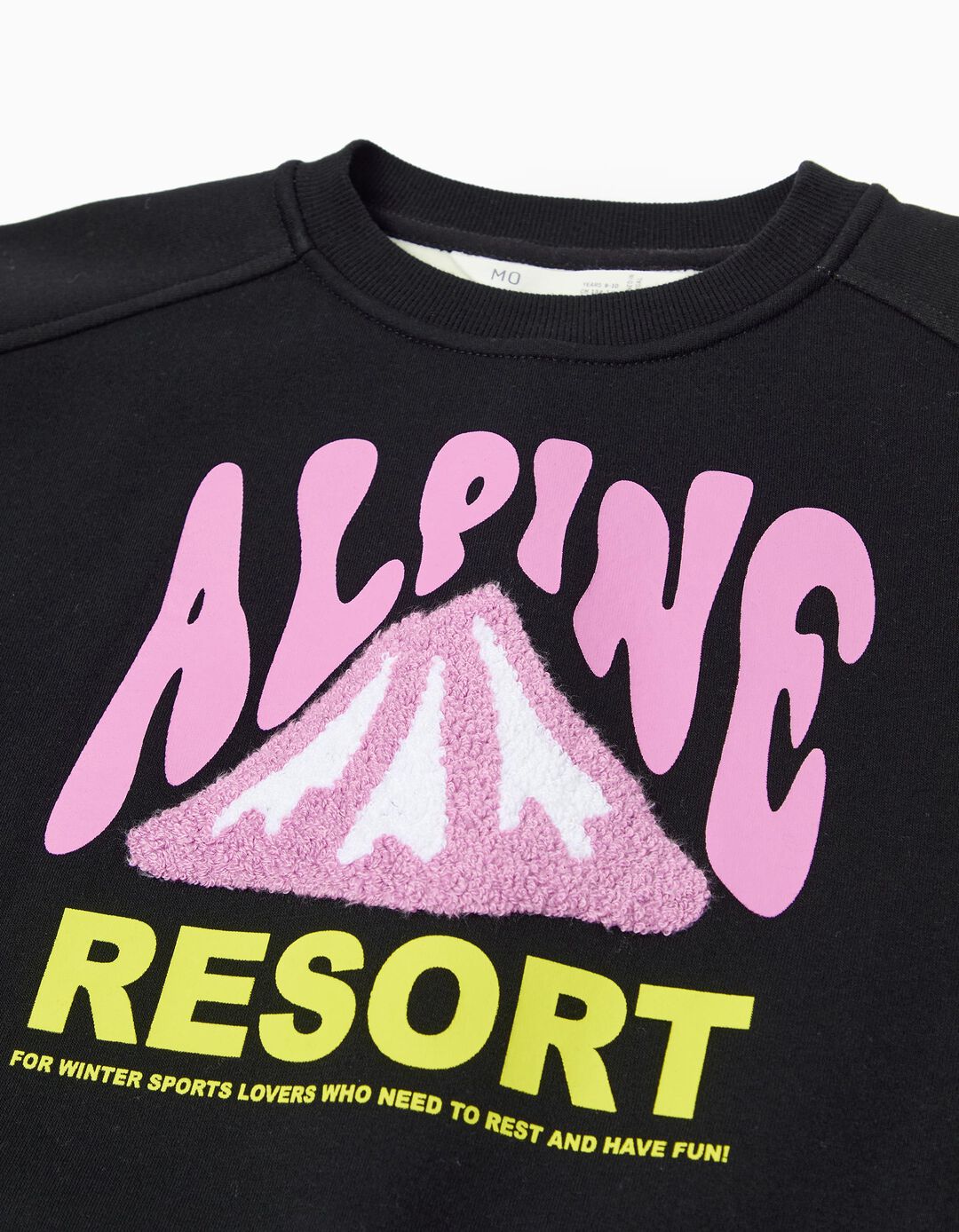 Sweatshirt, Menina, Preto