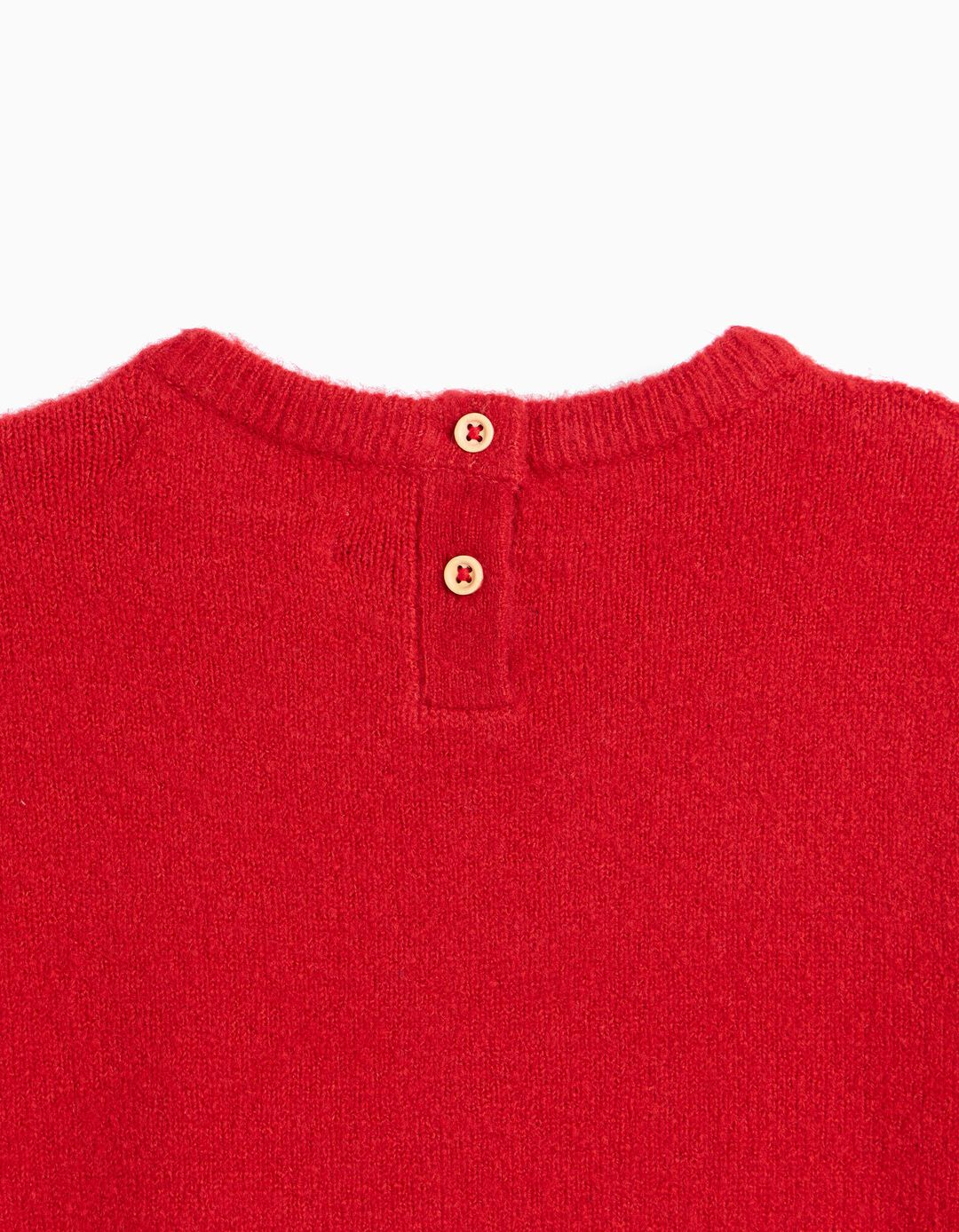 Camisola Tricotada, Menino, Vermelho Escuro