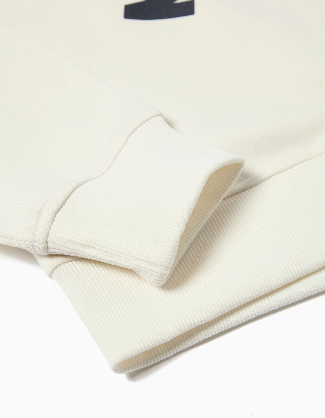 Sweatshirt de Felpa, Menina, Branco