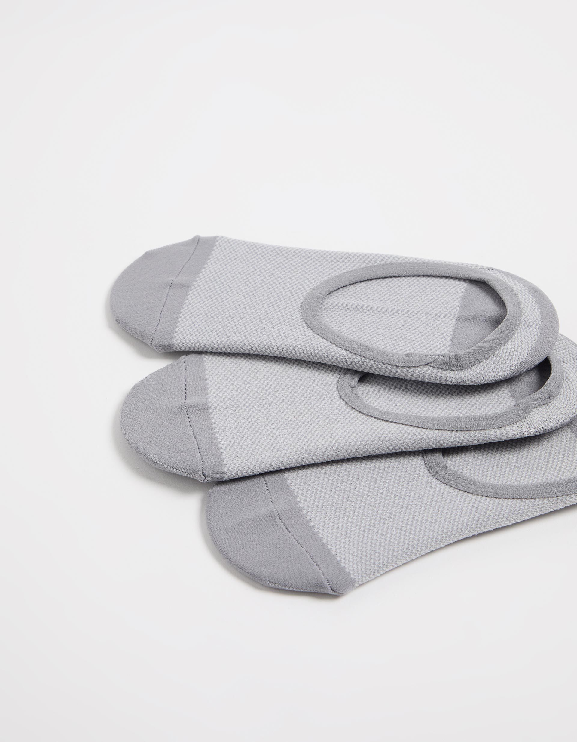 Comprar Online Pack 3 Pares de Meias Pezinhos, Homem, Cinzento