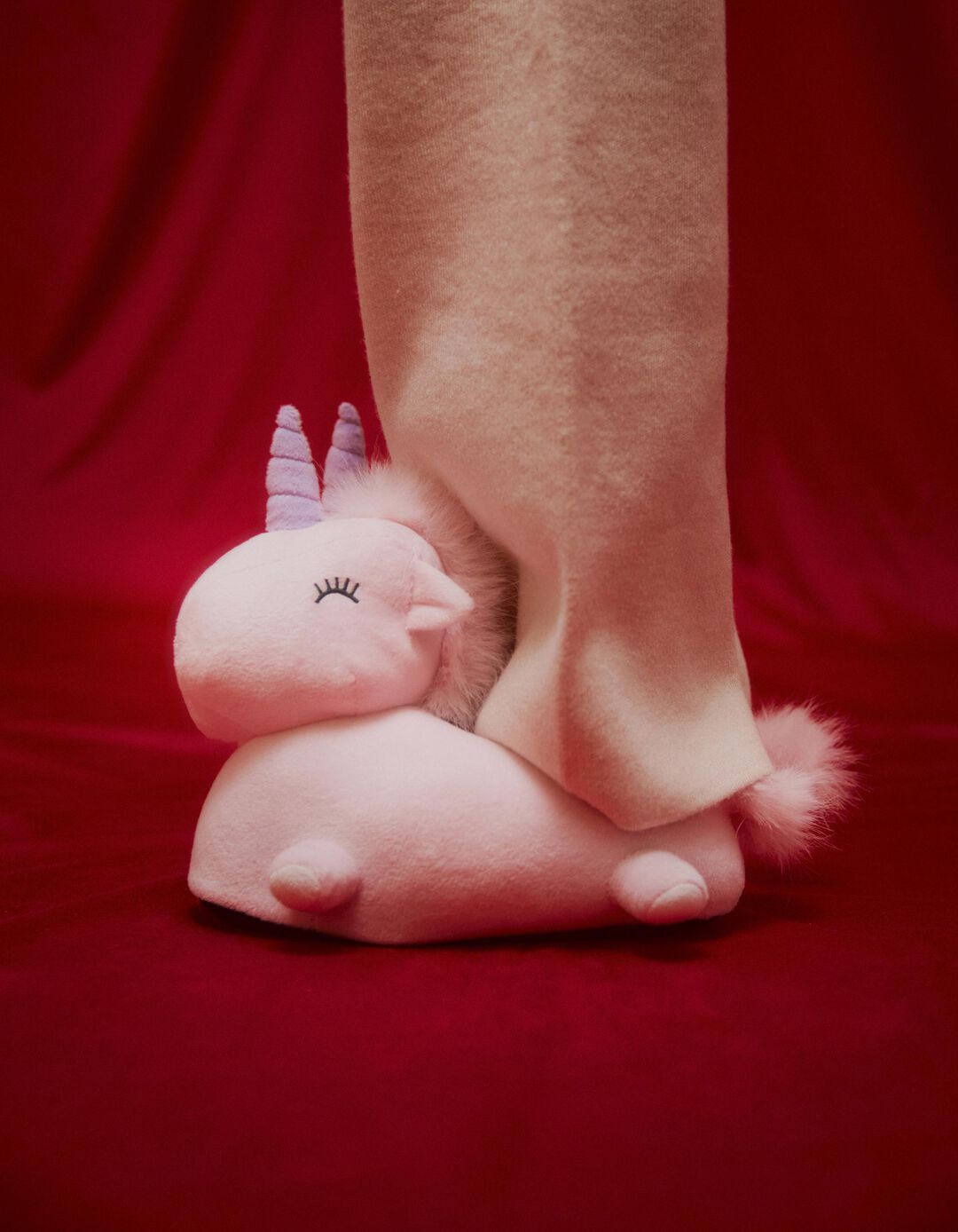 Pantufas, Menina, Rosa