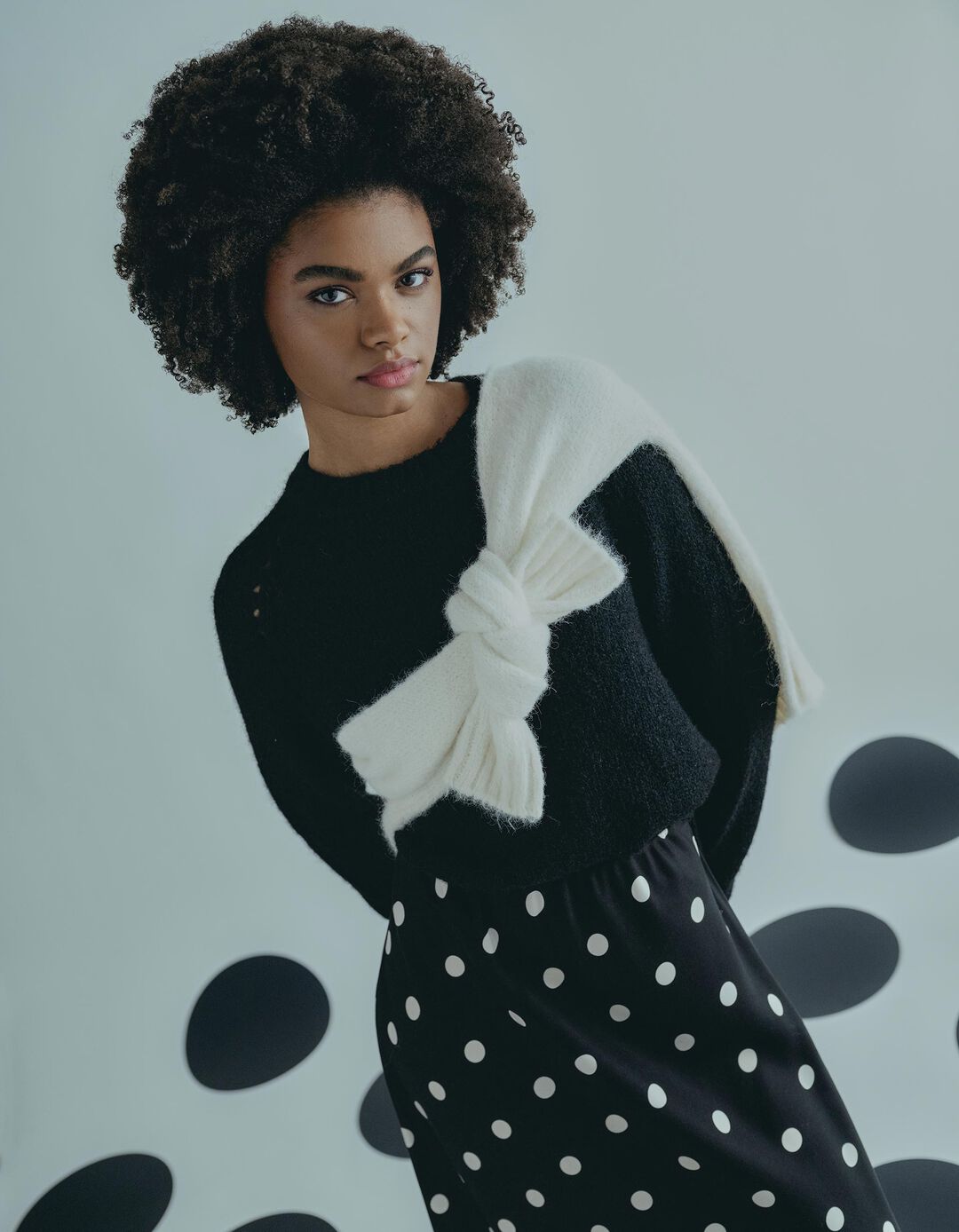 Camisola com Algodão, Mulher, Preto