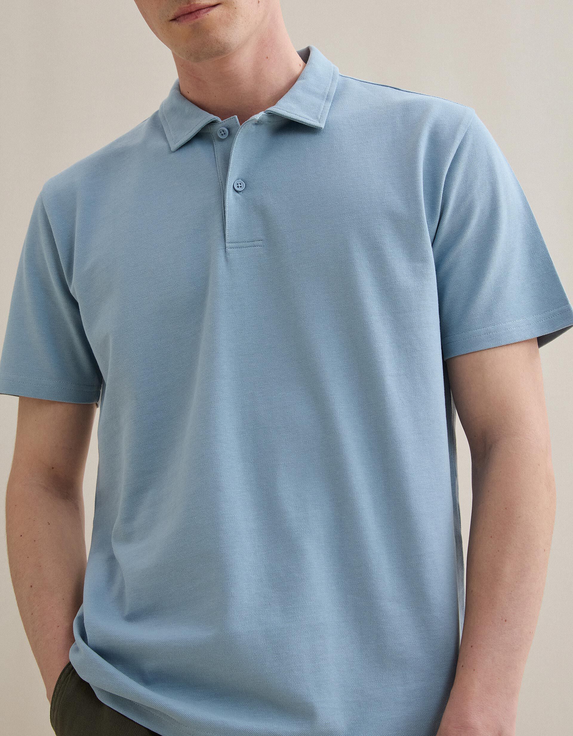 Comprar Online Polo Piquet, Homem, Azul Claro