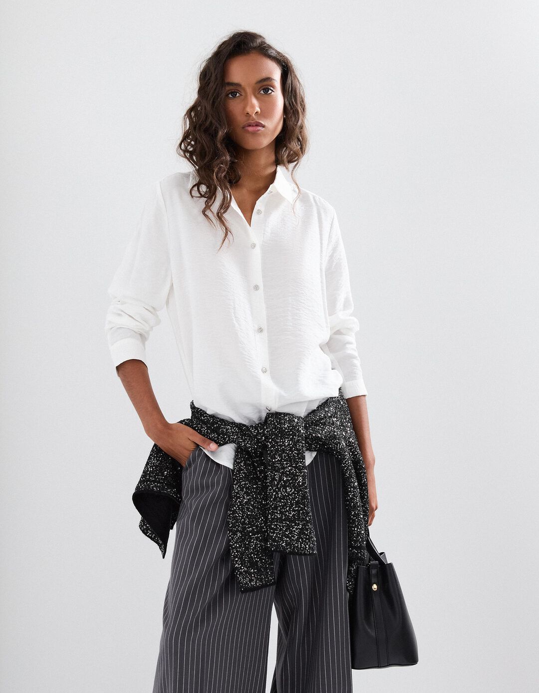 Camisa, Mulher, Branco