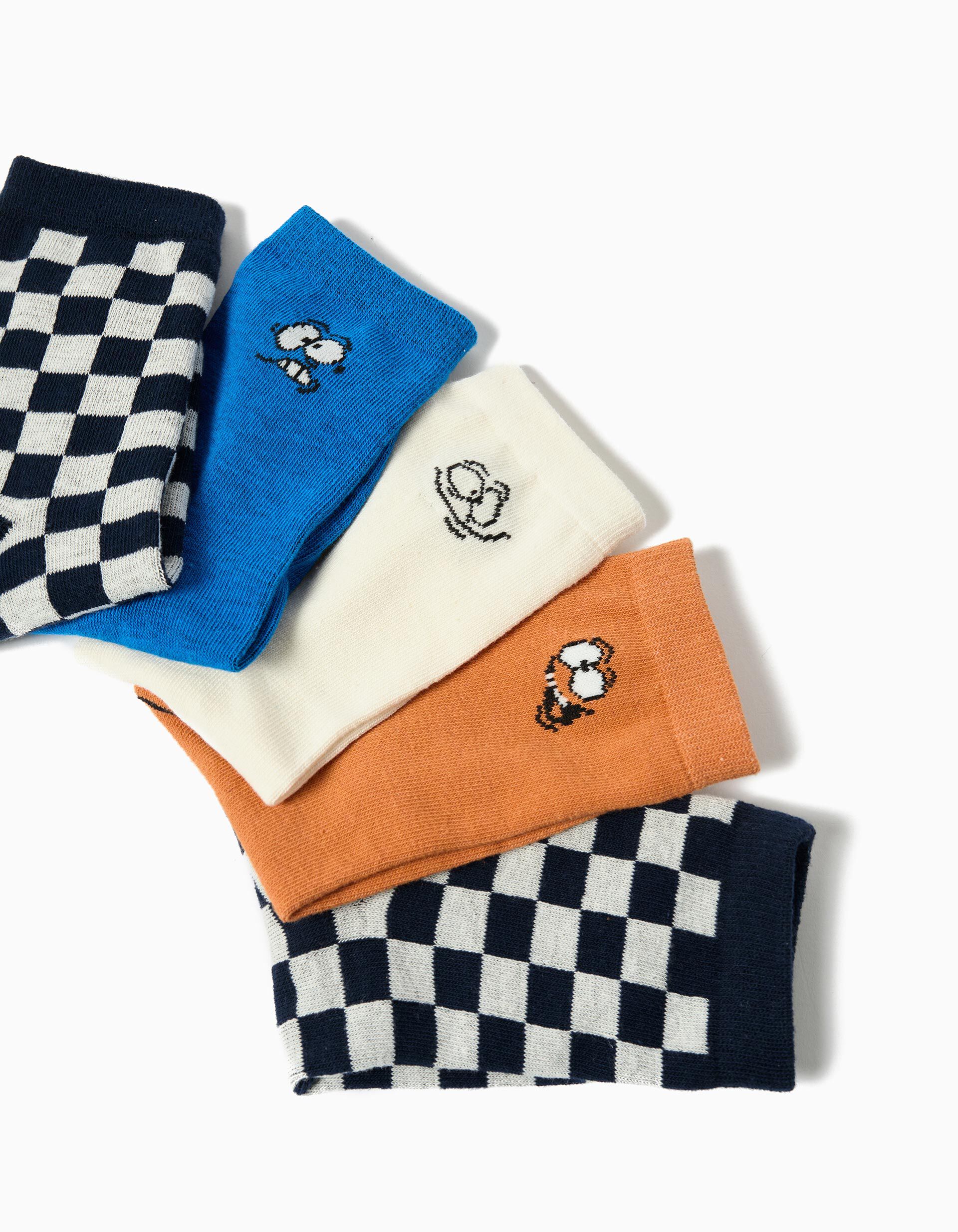 Comprar Online Pack 5 Pares de Meias, Menino, Multicolor