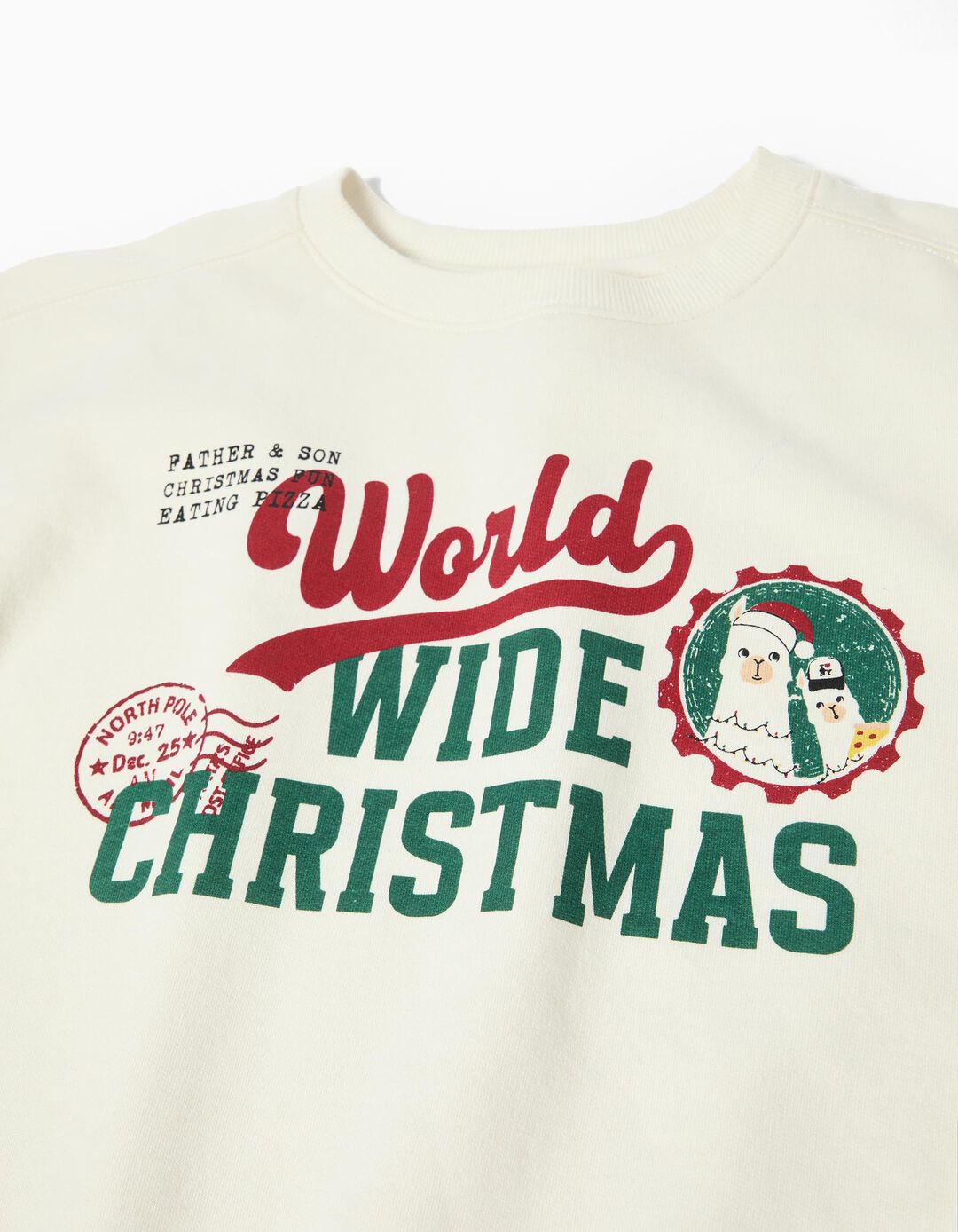 Sweatshirt de Natal, Menino, Cru