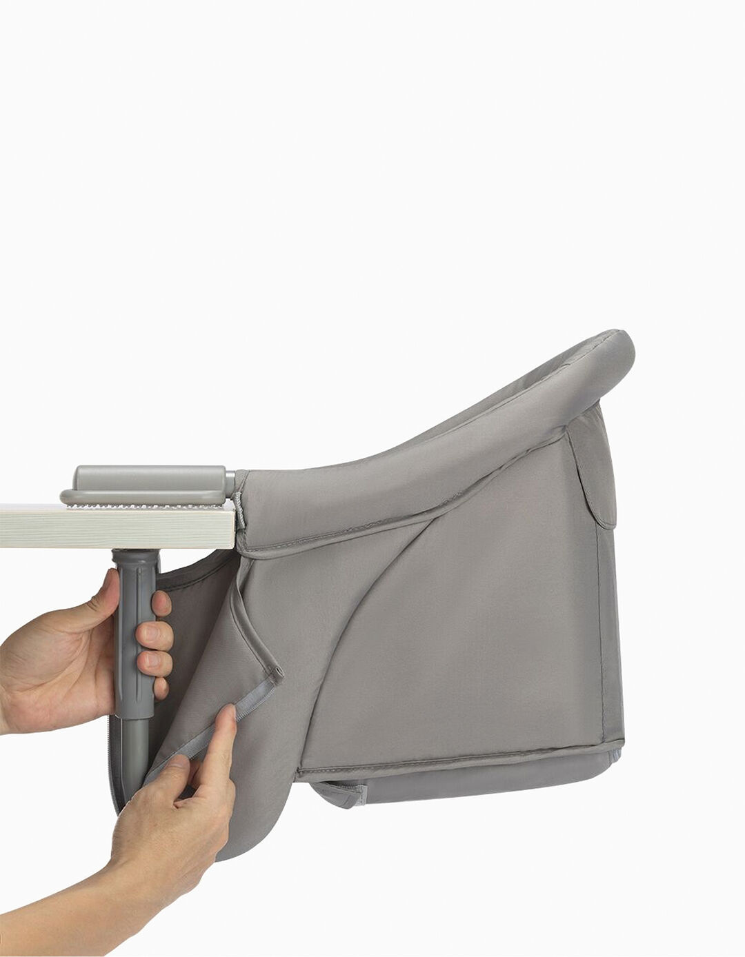 Cadeira de Refei&ccedil;&atilde;o Port&aacute;til Bebe Confort Malva, Mineral Grey