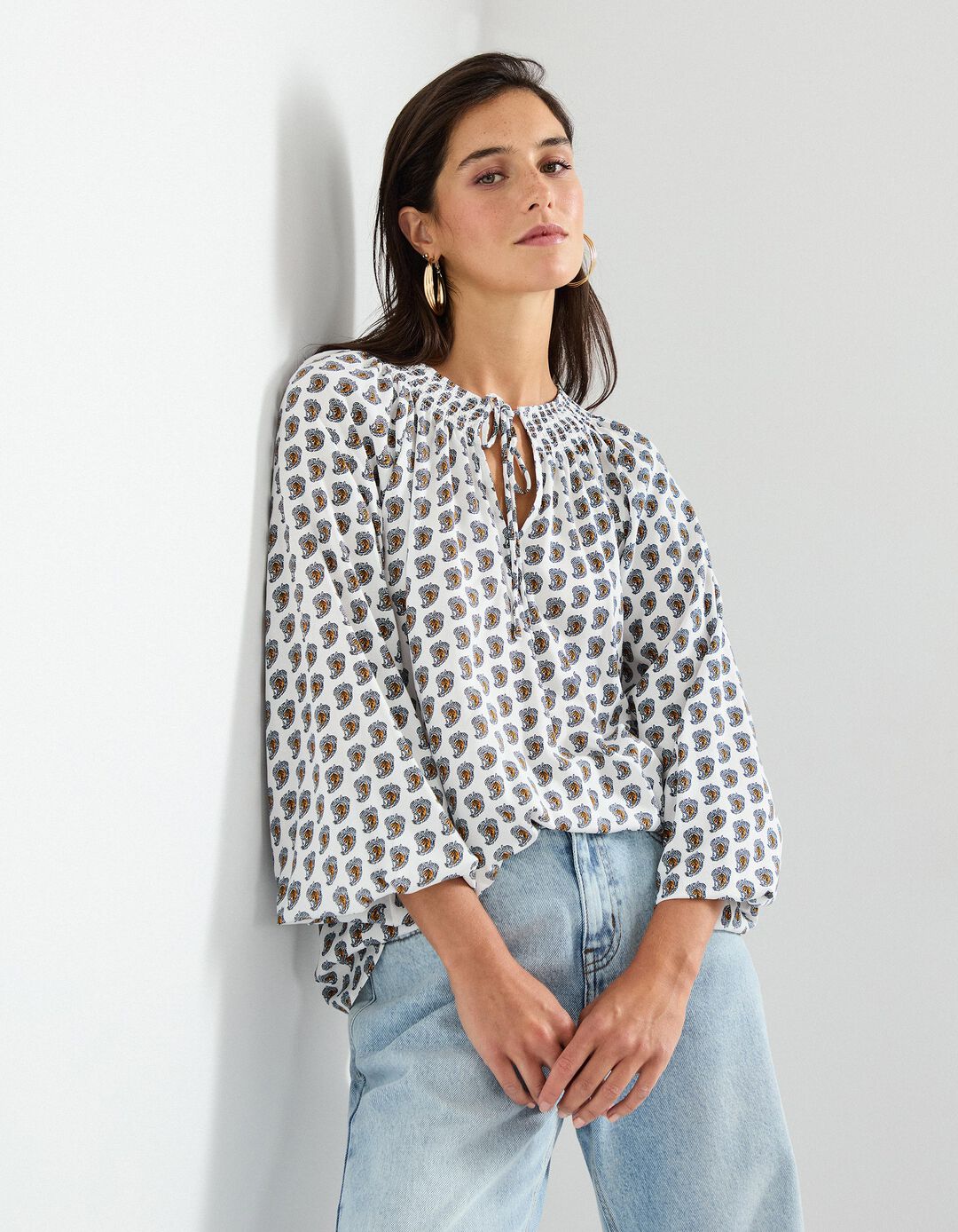 Blusa Viscose, Mulher, Branco