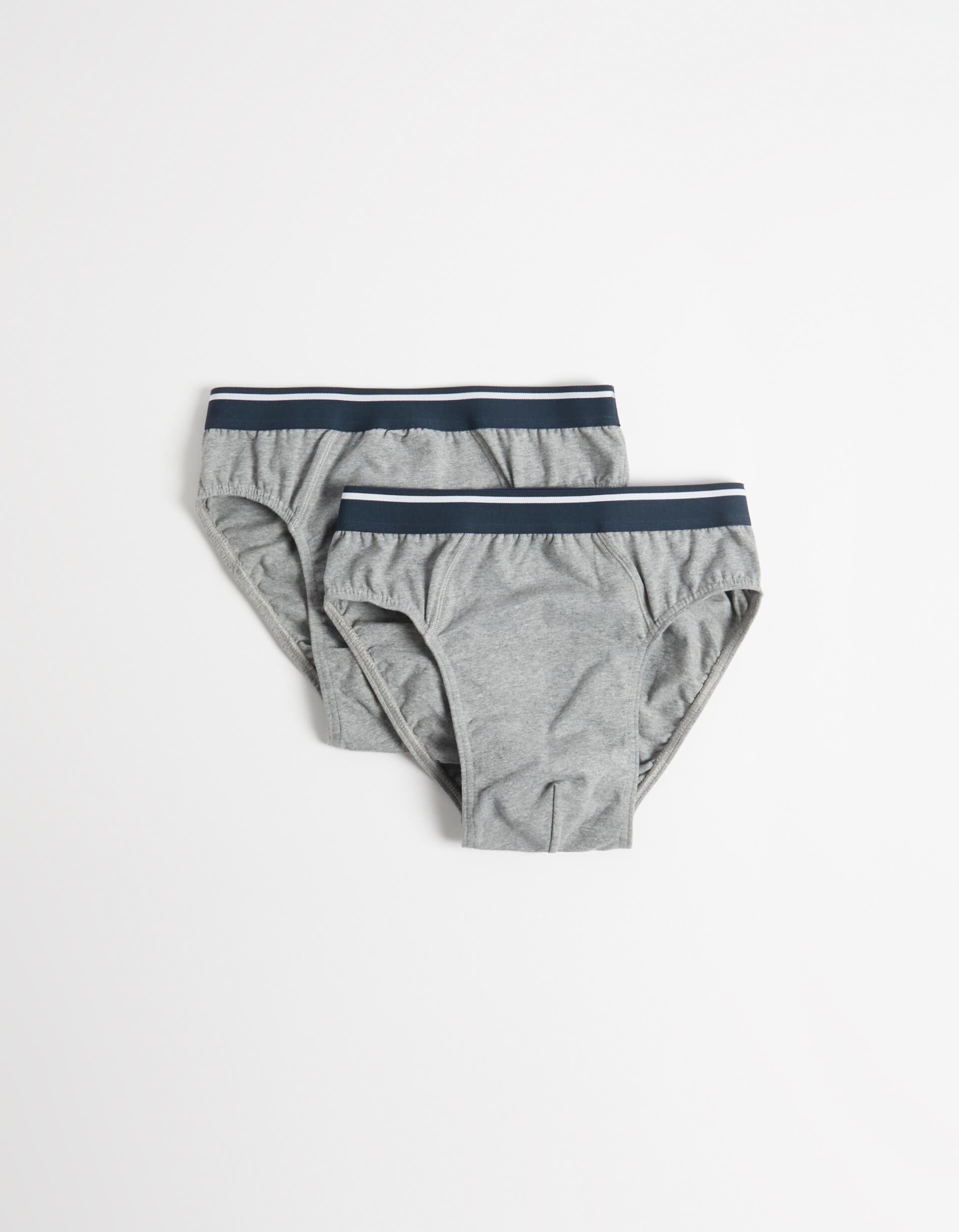 Comprar Online 2 Briefs Pack, Men, Grey