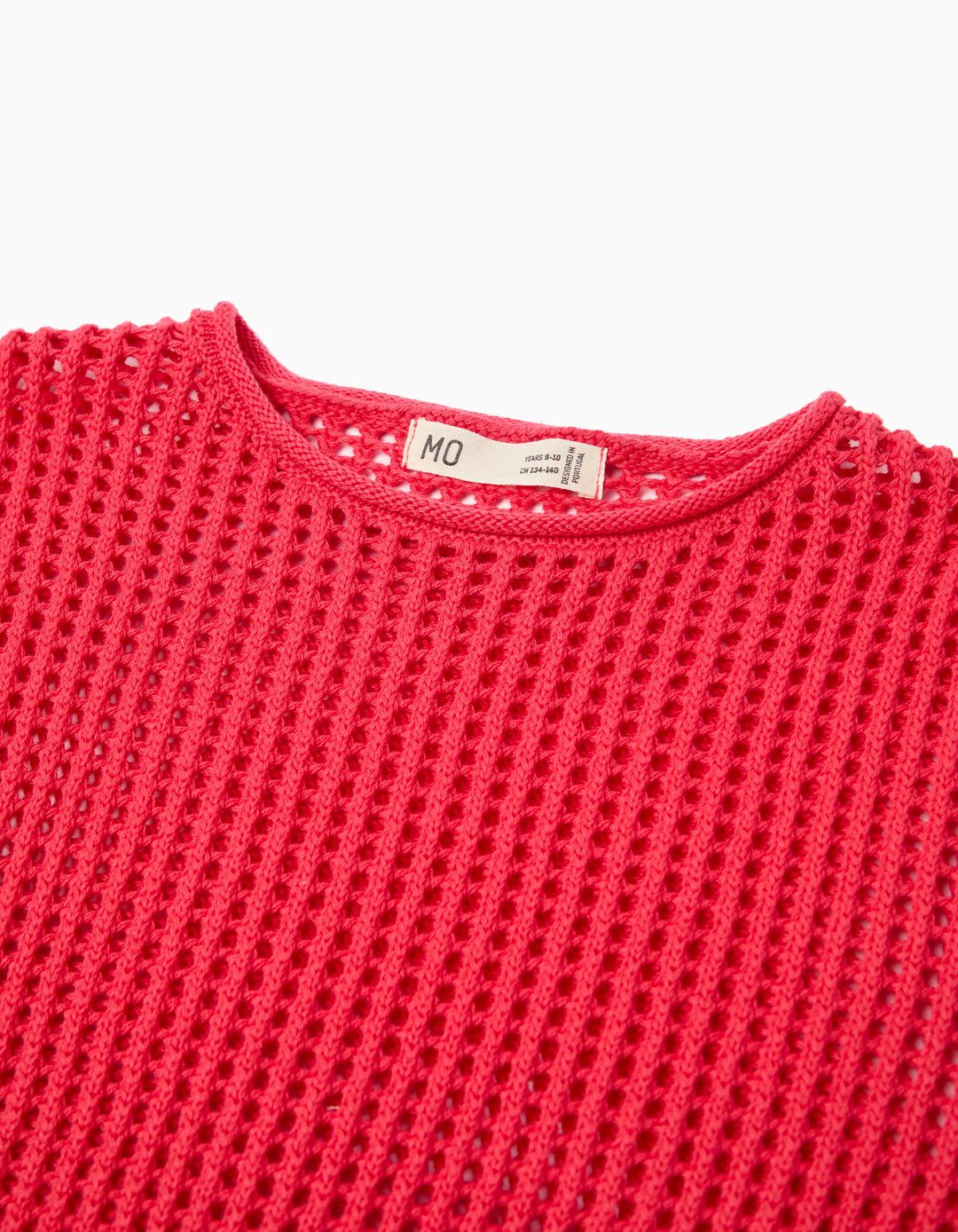 Camisola Crochet, Menina, Rosa Escuro