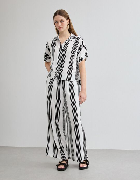 Comprar Online Cal&ccedil;as Riscas, Mulher, Preto