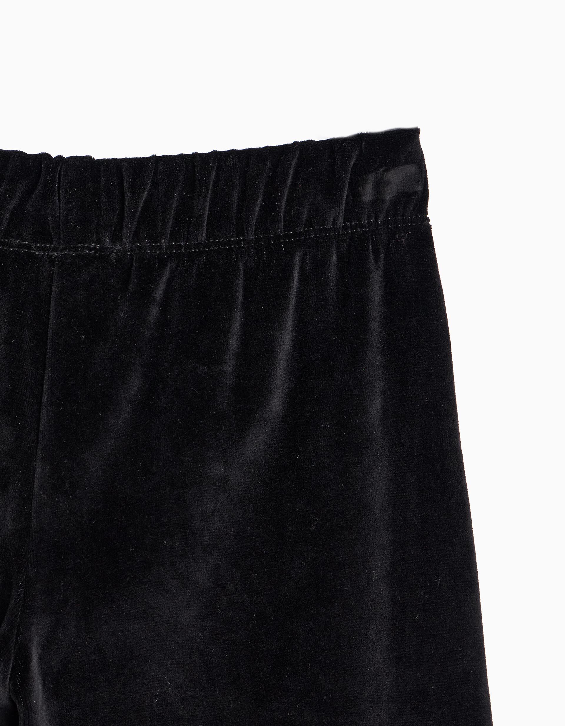 Comprar Online Cal&ccedil;as De Veludo Wide Leg, Menina, Preto