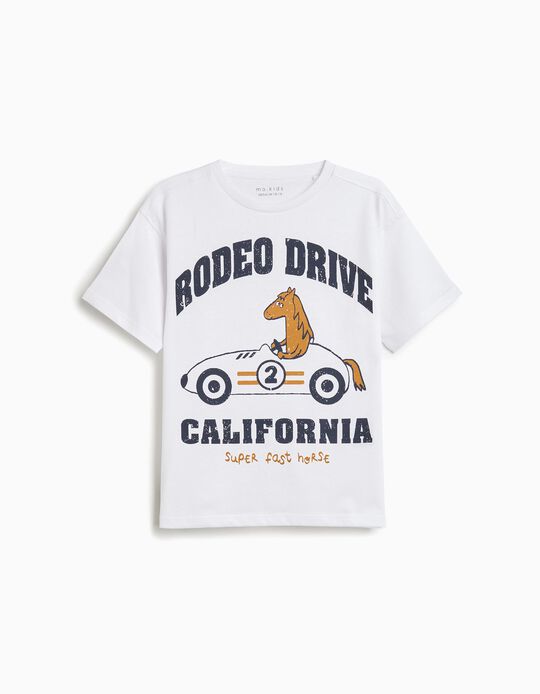 Comprar Online T-shirt Print, Menino, Branco