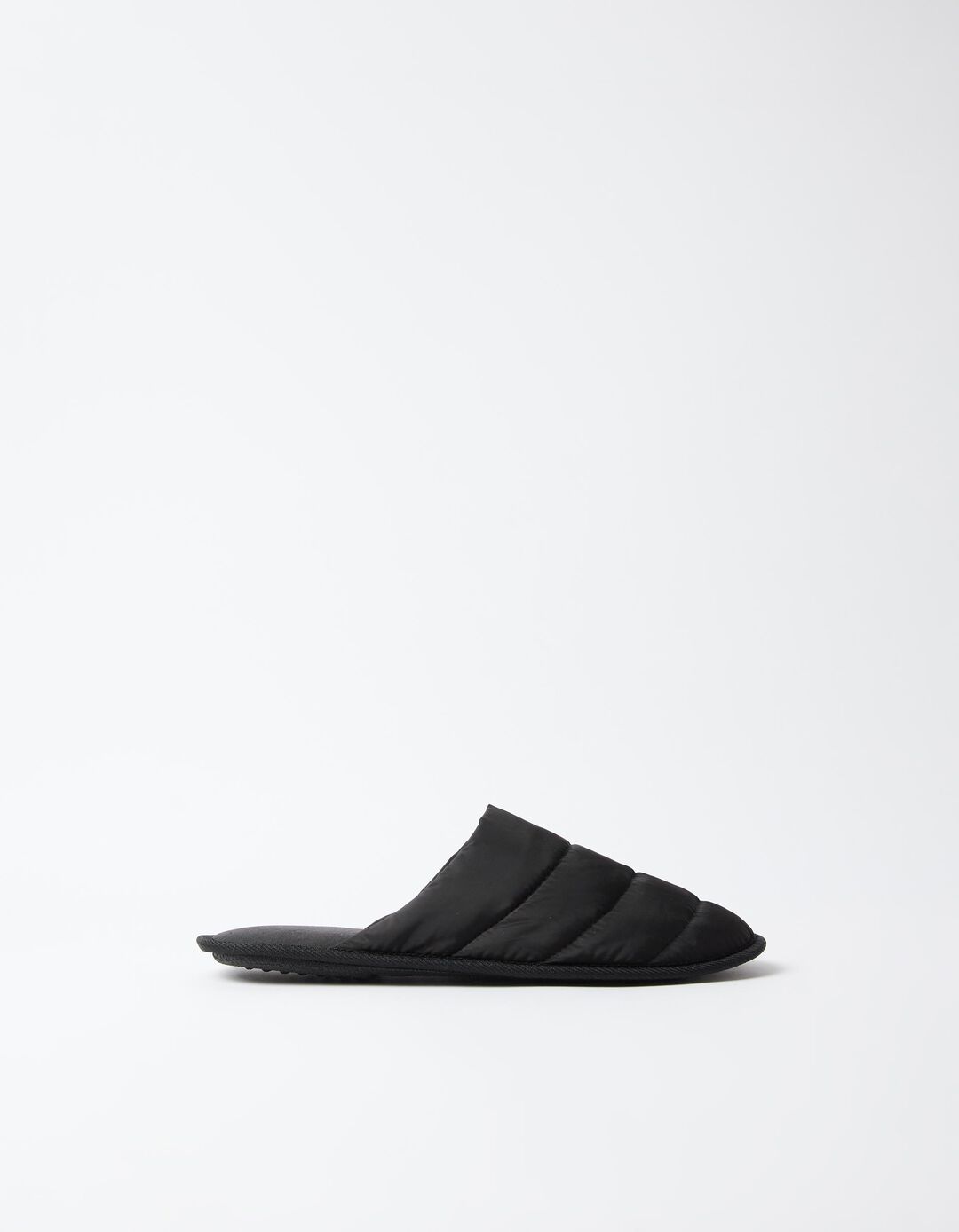 Chinelos De Quarto Acolchoados, Homem, Preto