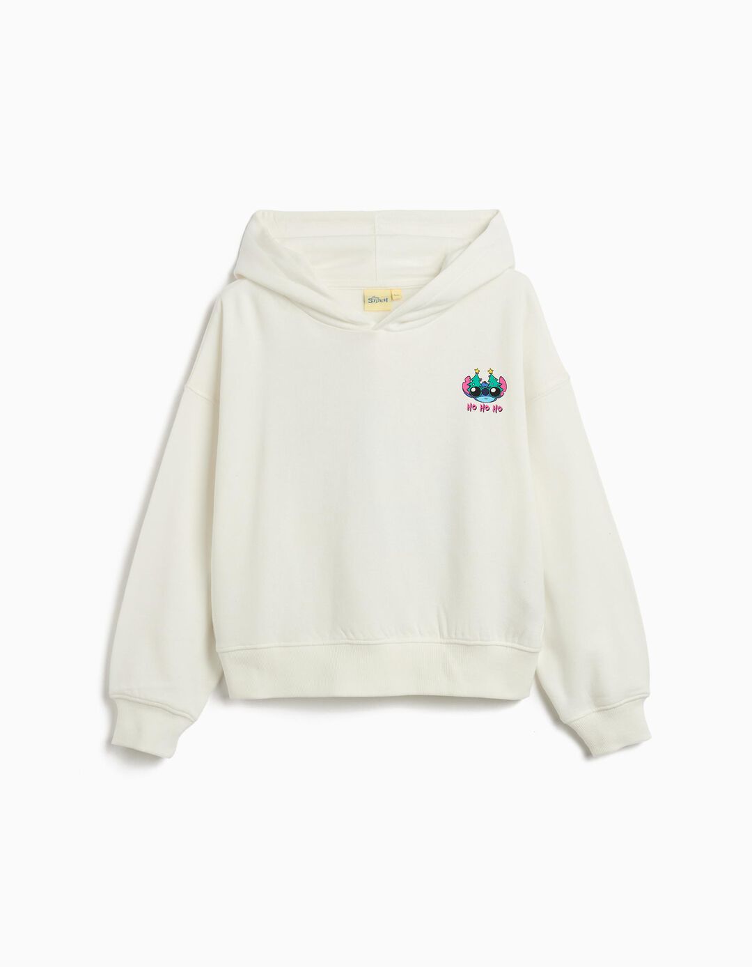Sweatshirt Capuz 'Stitch' ©Disney, Menina, Branco