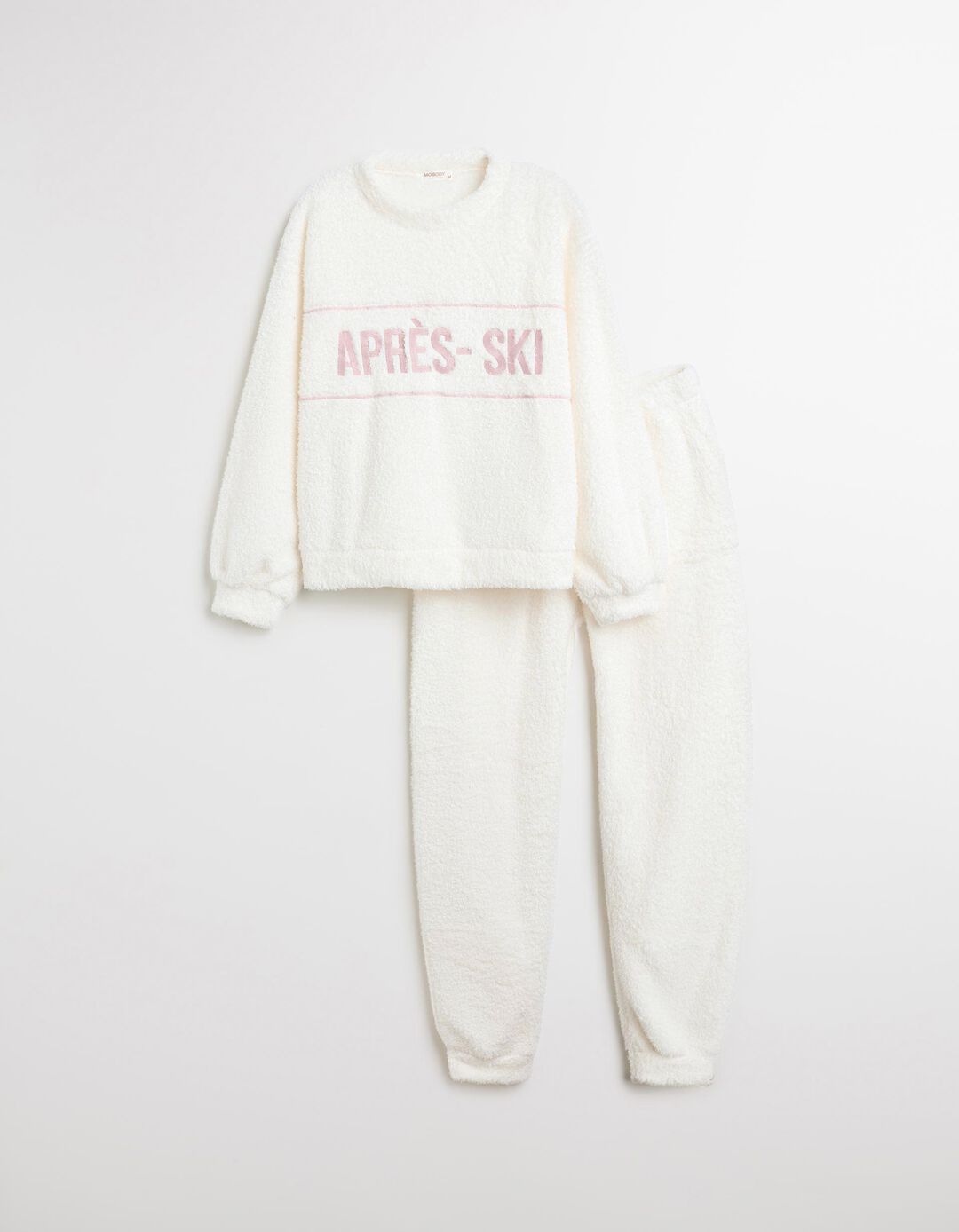 Pijama Polar, Mulher, Branco