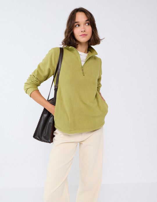 Comprar Online Camisola Polar, Mulher, Verde